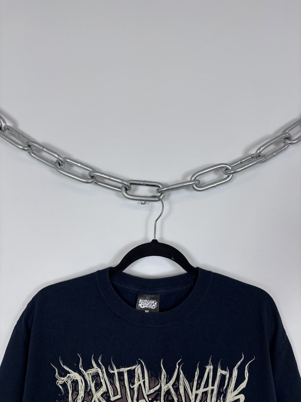 Band Tees Brutal Knack The End Is Near Big Logo Black T-Shirt Tee Size US M / EU 48-50 / 2 - 3 Thumbnail