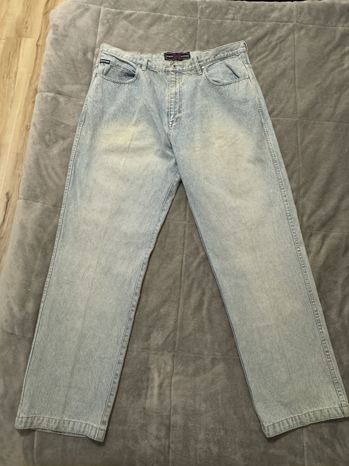 Phat Farm 40x 34 Vintage Phat Farm American Flag Jeans Size US 40 / EU 56 - 2 Thumbnail