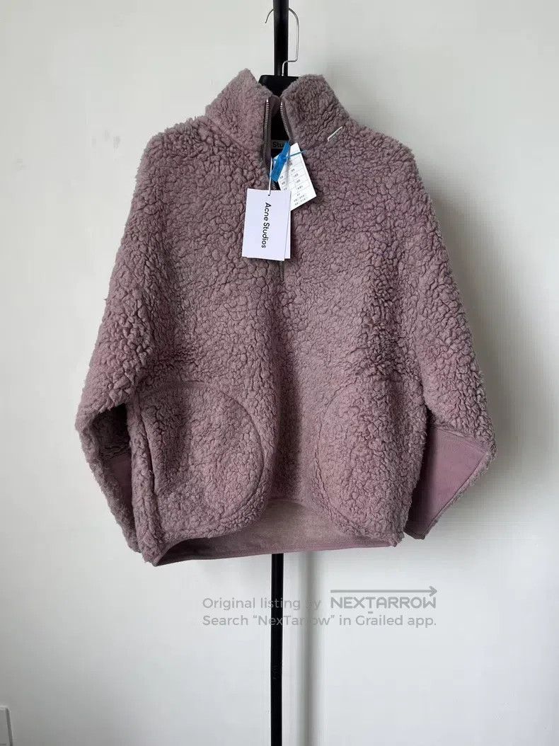 Acne Studios Acne Studios FW22 pullover half-zip color-block fleece swe Size XXS / US 00 / IT 34 - 1 Thumbnail