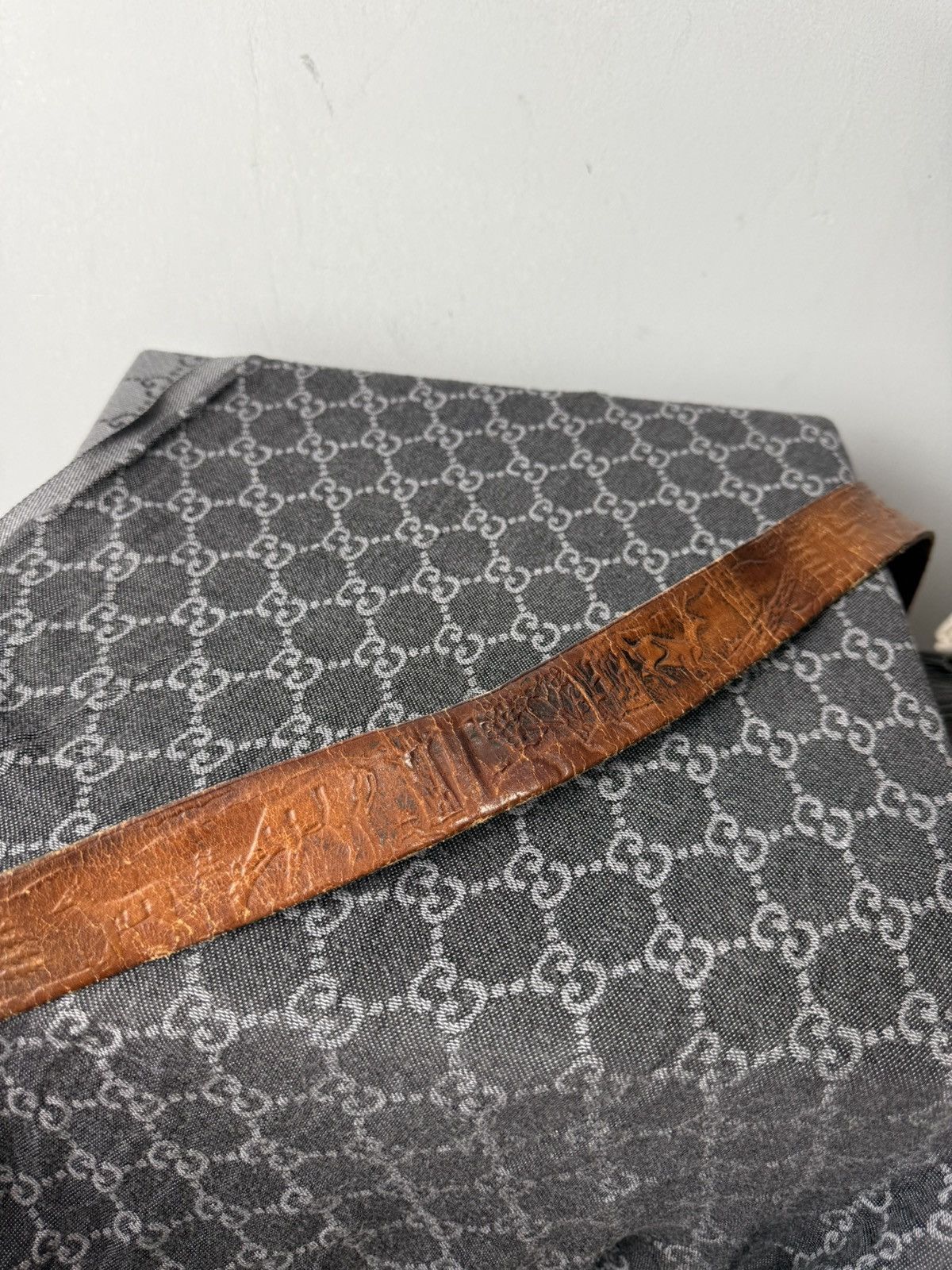 American Apparel Rare Vintage 1985 Hand Made Deer Leather Belt Western Cowboy Size ONE SIZE - 7 Thumbnail