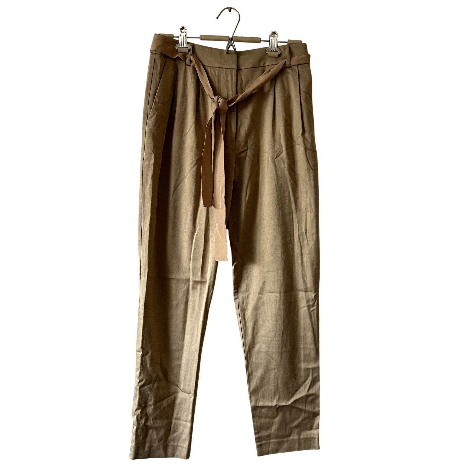 Jason Wu Jason Wu grey belted twill pants beige size 4 Size 27" / US 4 / IT 40 - 1 Thumbnail