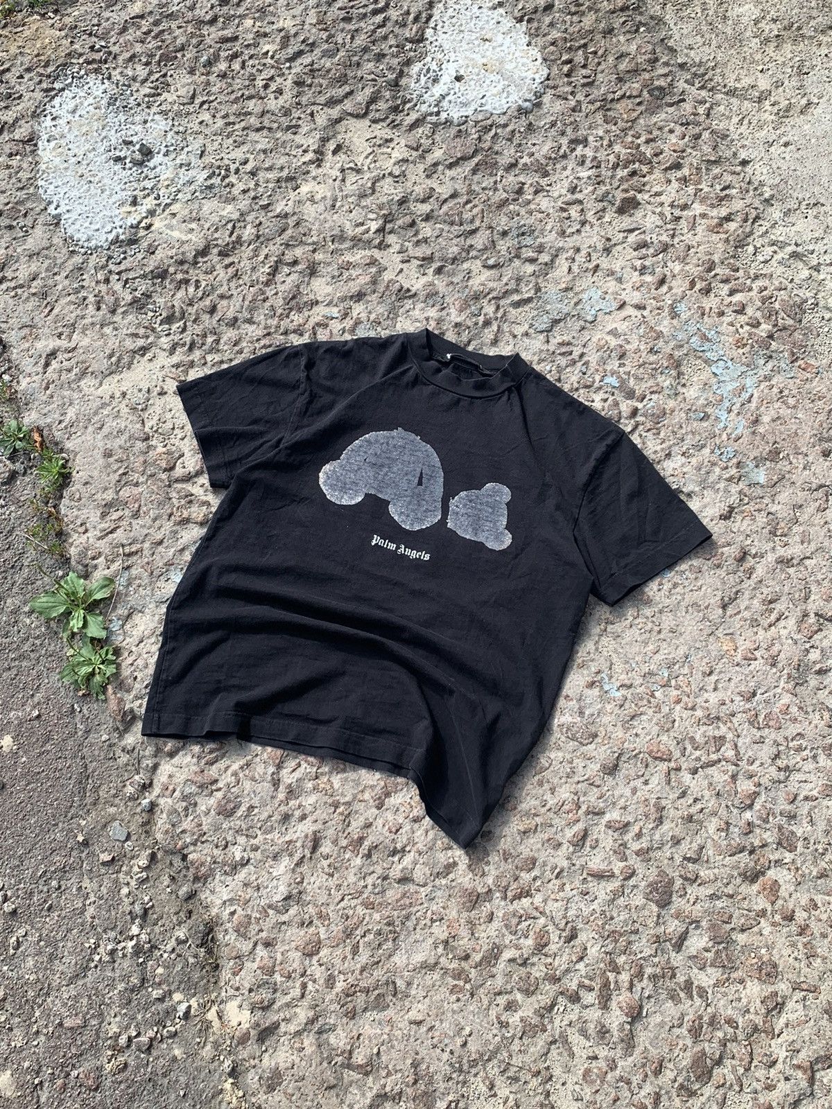 Palm angels black bear newest tee size M