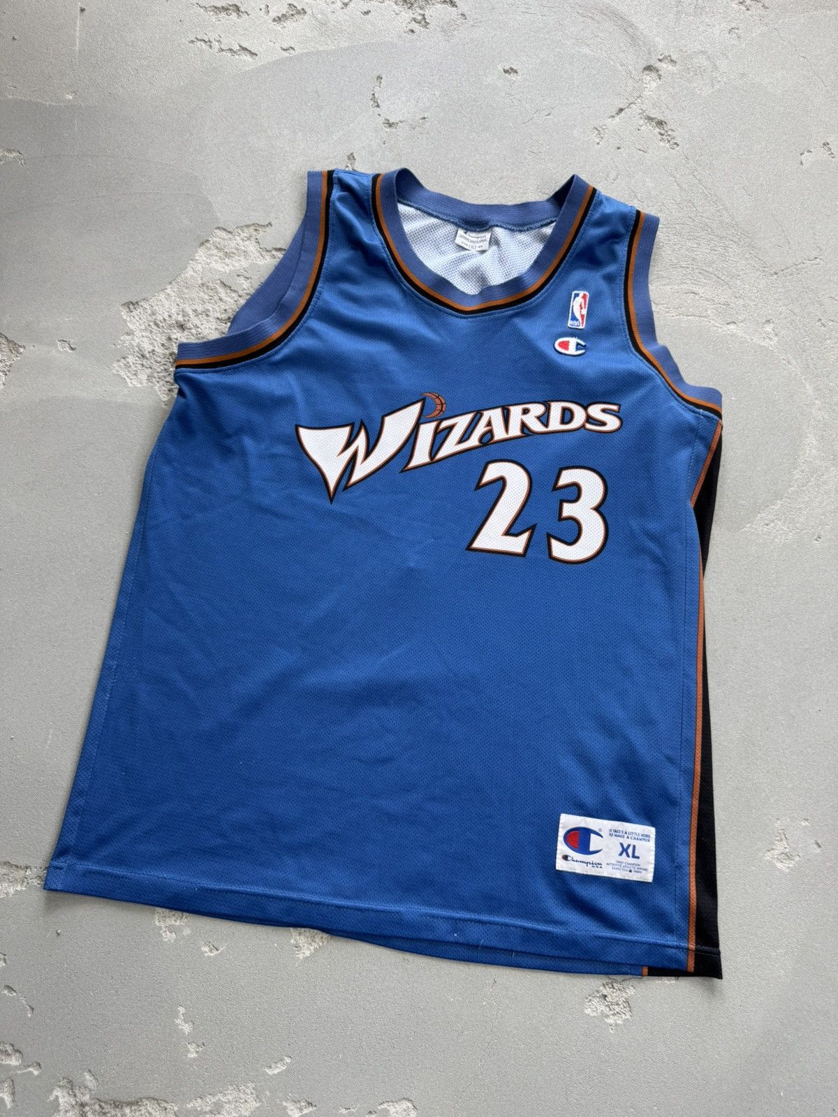 Champion 90s Washington Wizards #23 Jordan Champion Away Jersey Size US XL / EU 56 / 4 - 1 Thumbnail