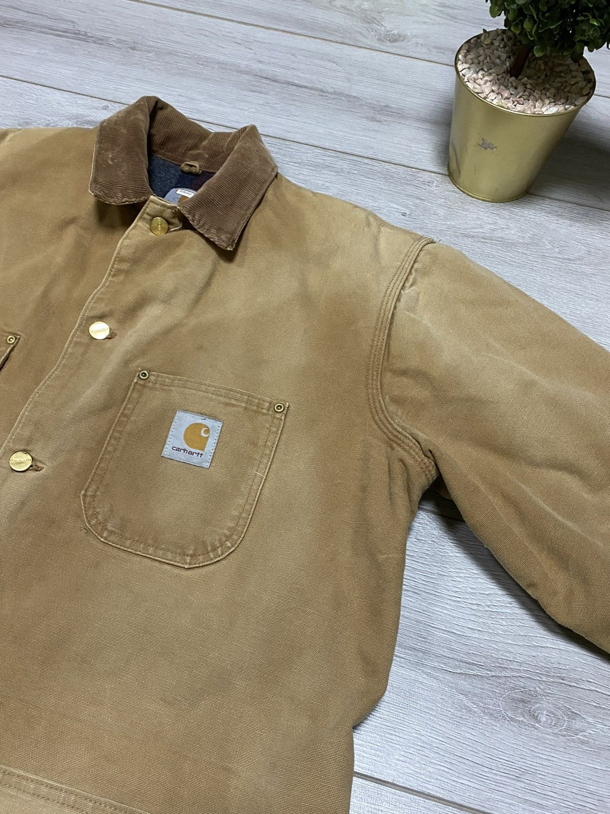 Carhartt Carhartt Chore coat Michigan detroit work canvas distressed Size US L / EU 52-54 / 3 - 14 Thumbnail