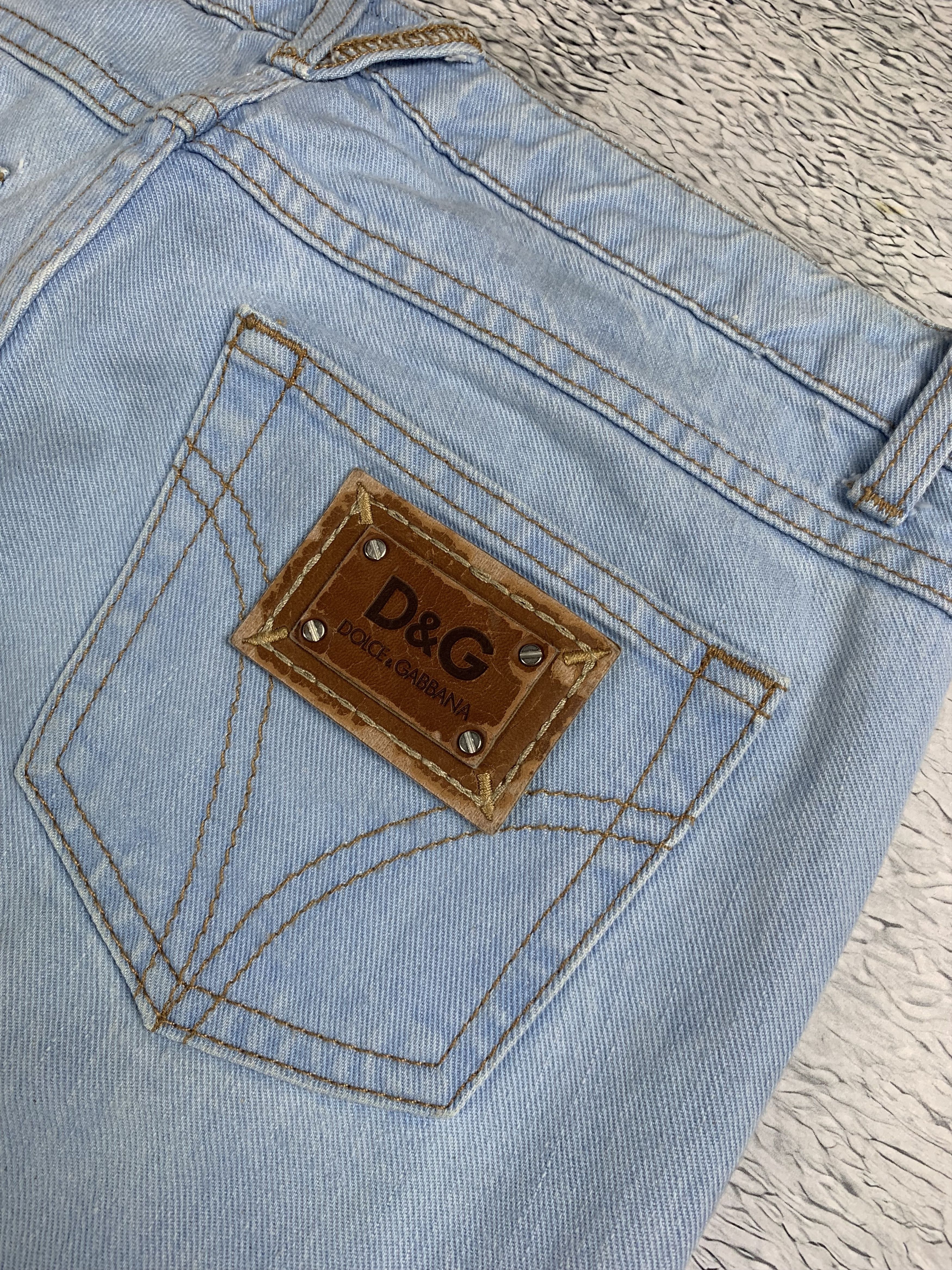 Dolce & Gabbana × Vintage Vintage Dolce & Gabbana jeans Big logo Oldmoney Luxury Size 26" / US 2 / IT 38 - 5 Thumbnail