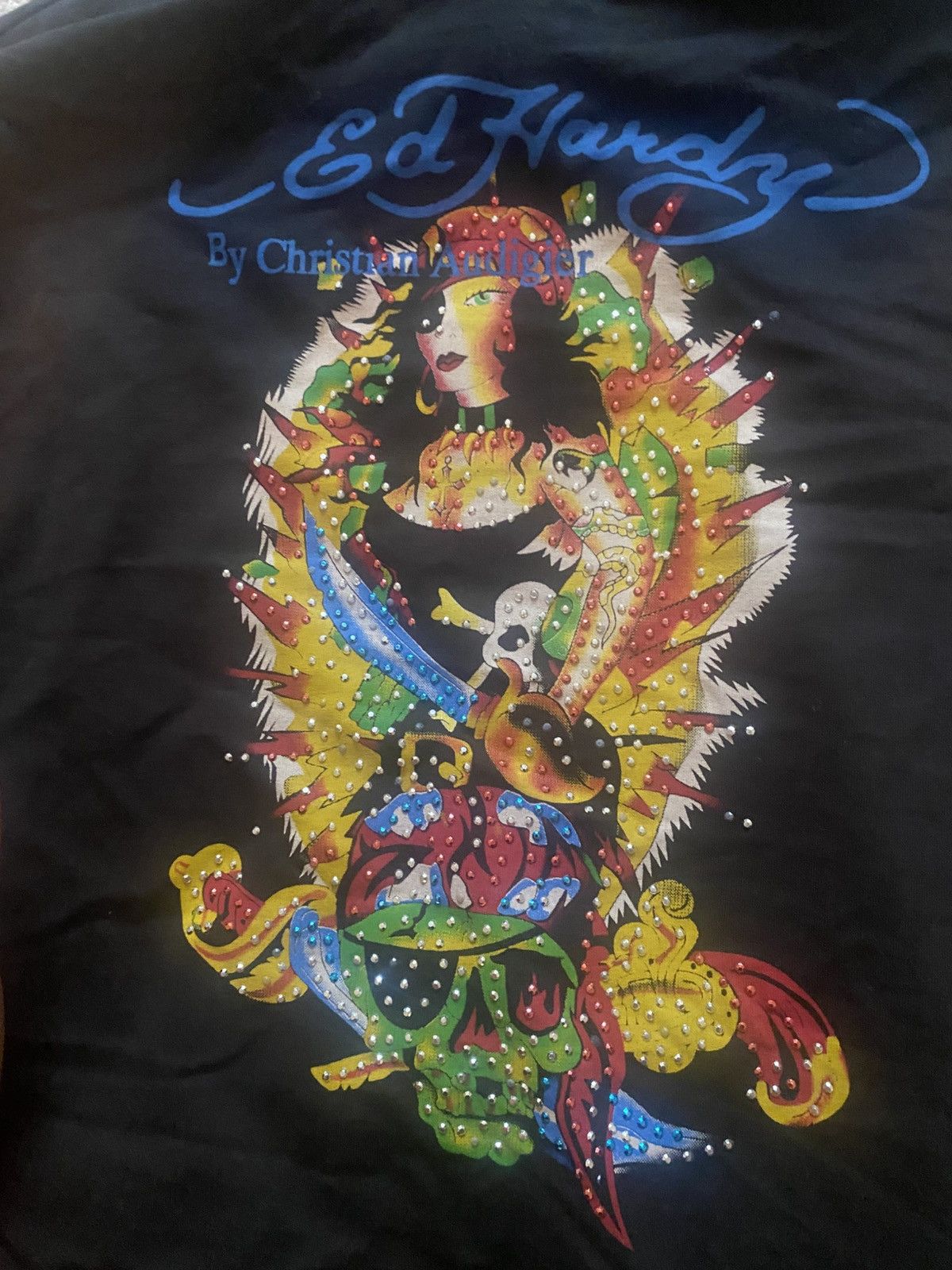 Christian Audigier × Ed Hardy Vintage Ed hardy/Christian Audigier zip up Size US L / EU 52-54 / 3 - 5 Thumbnail