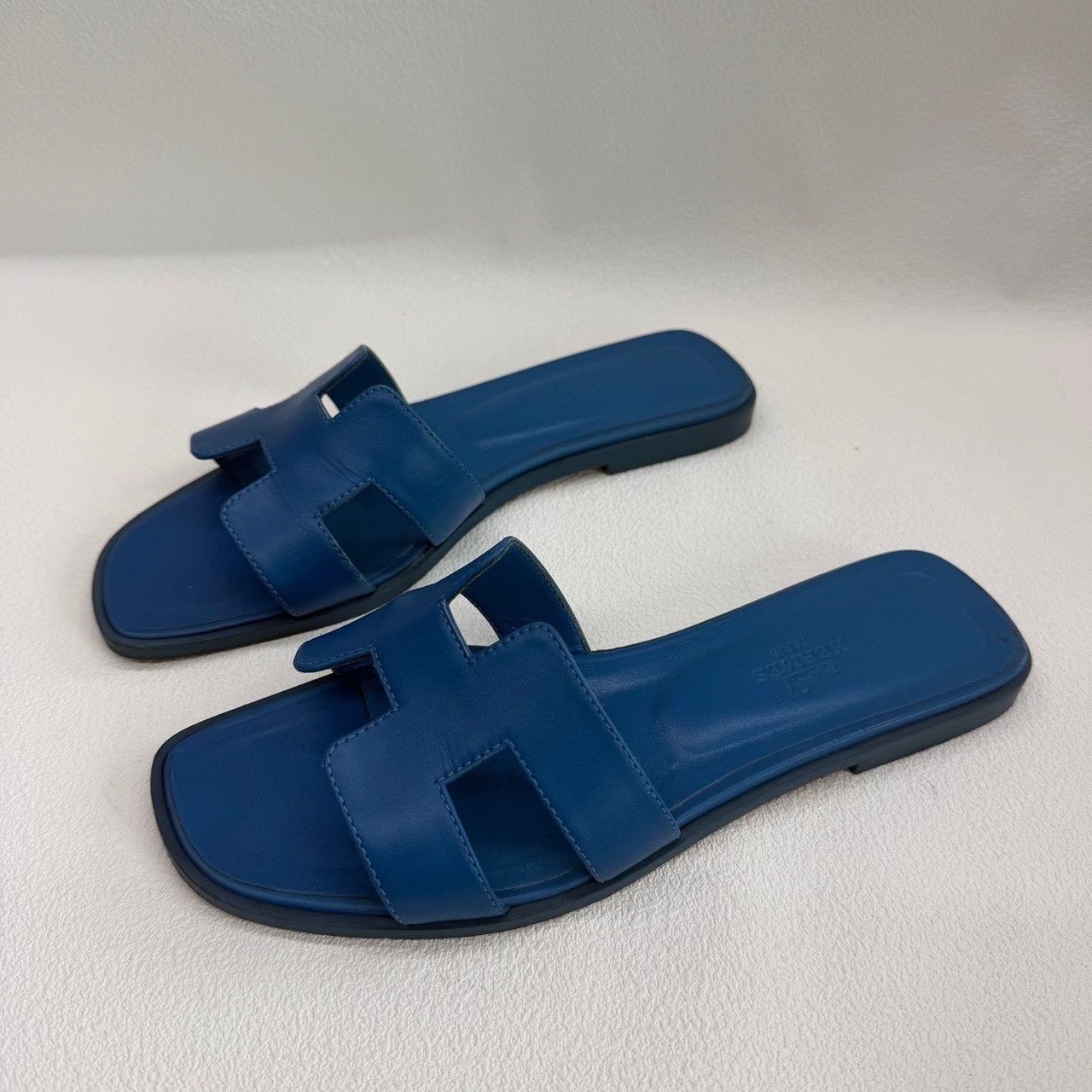 Hermes Hermes Blue Sandals us_6-5 Women Size US 6.5 / IT 36.5 - 1 Thumbnail