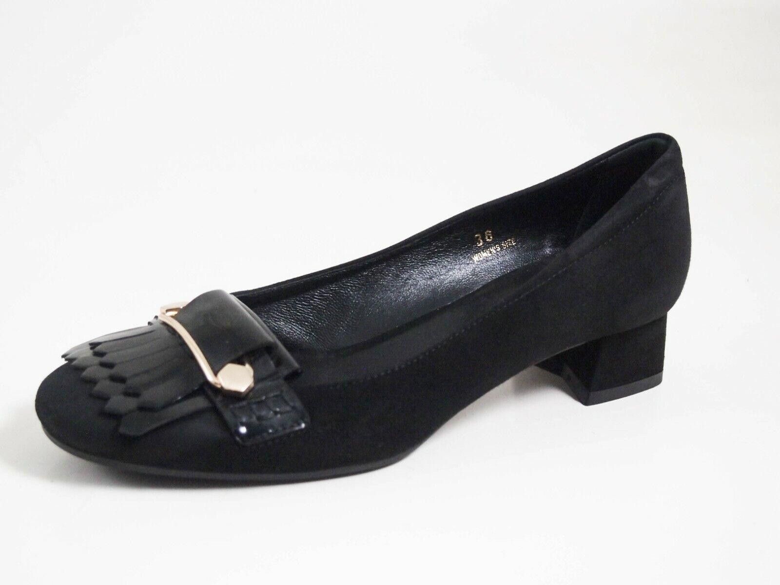 Tod's Tod's Fringe Pumps Black Suede Patent Leather US 6 EU 36 Size US 6 / IT 36 - 1 Thumbnail