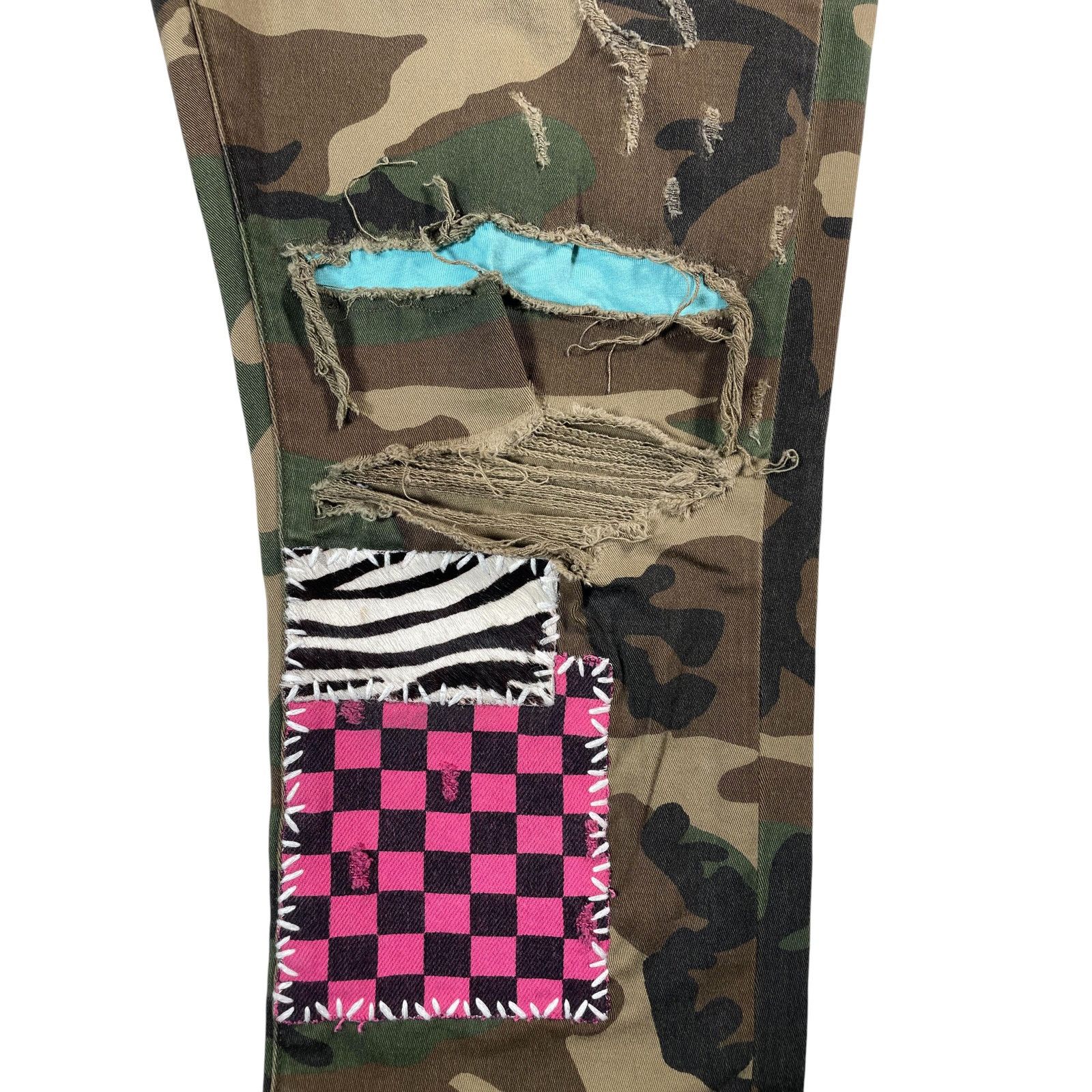 Amiri Amiri Patchwork Camo Multi Jeans Size US 34 / EU 50 - 4 Thumbnail