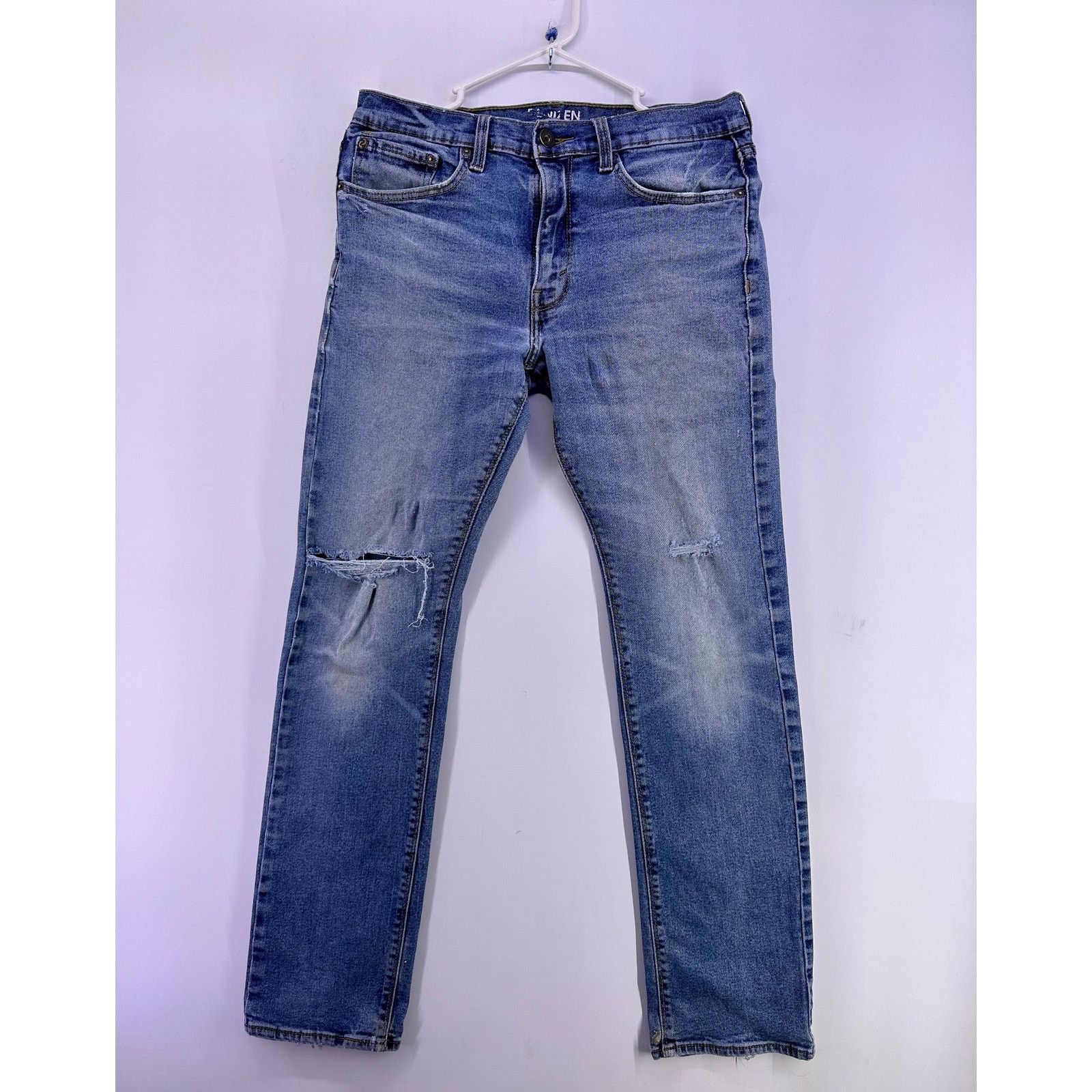 Levi's Blue Ripped Denizen Levi’s 232 Jeans Size 32/34 Size US 32 / EU 48 - 1 Thumbnail