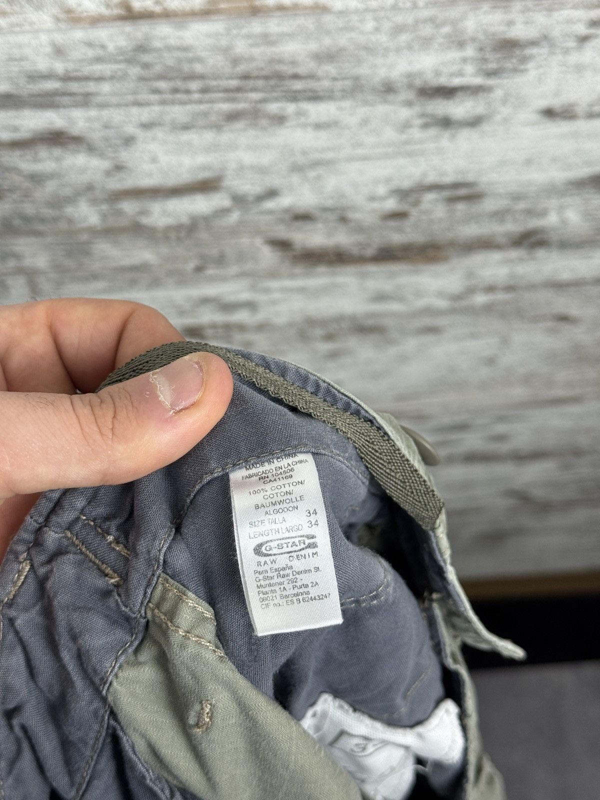 G-Star Mens Vintage G Star Raw cargo pants Y2K avant garde jeans Size US 34 / EU 50 - 18 Thumbnail