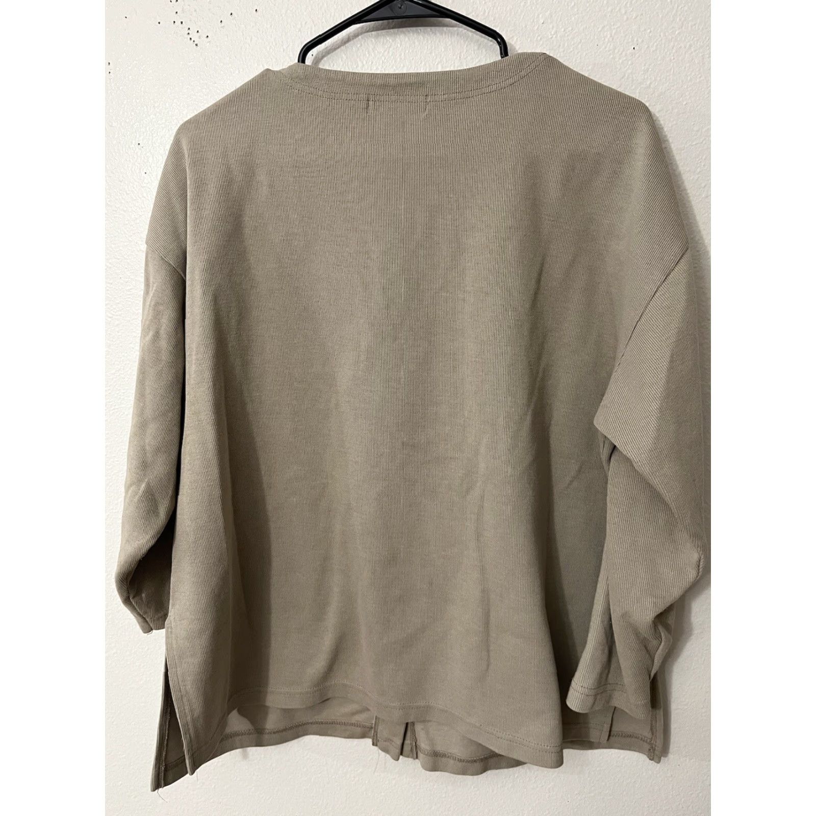Express Express Cardigan Women’s Tan Oversized Tricot Medium Size M / US 6-8 / IT 42-44 - 2 Thumbnail