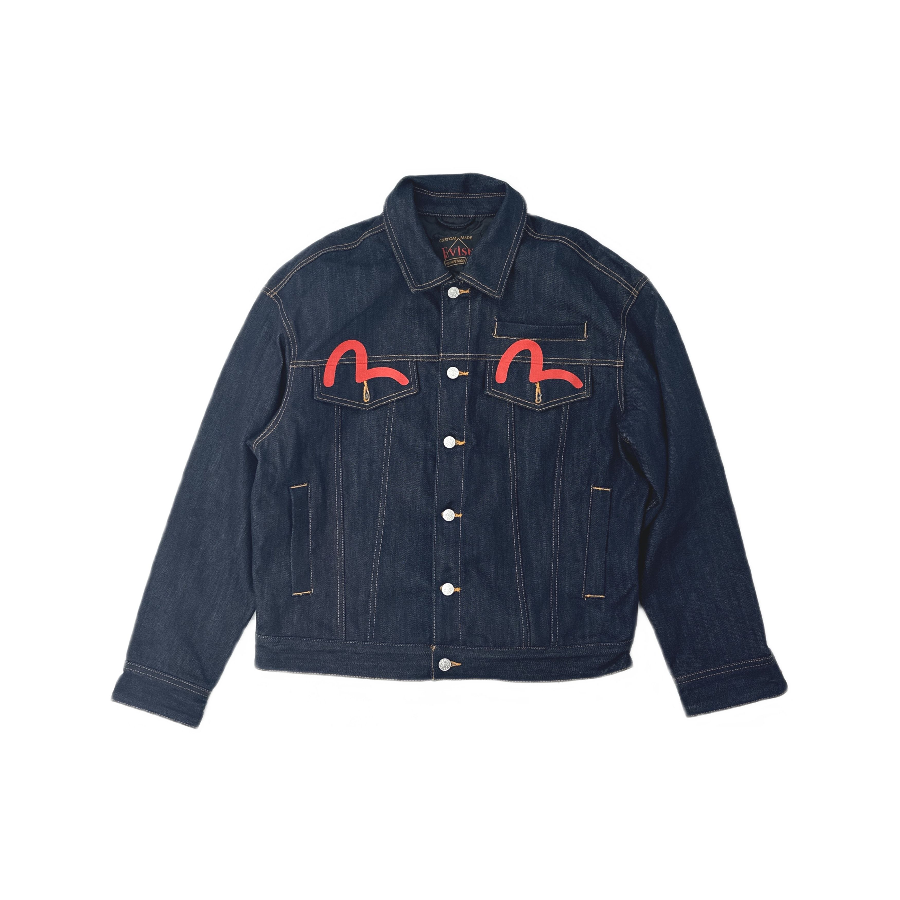 Evisu × Palace Palace x Evisu Classic Seagull Denim Jacket | Grailed