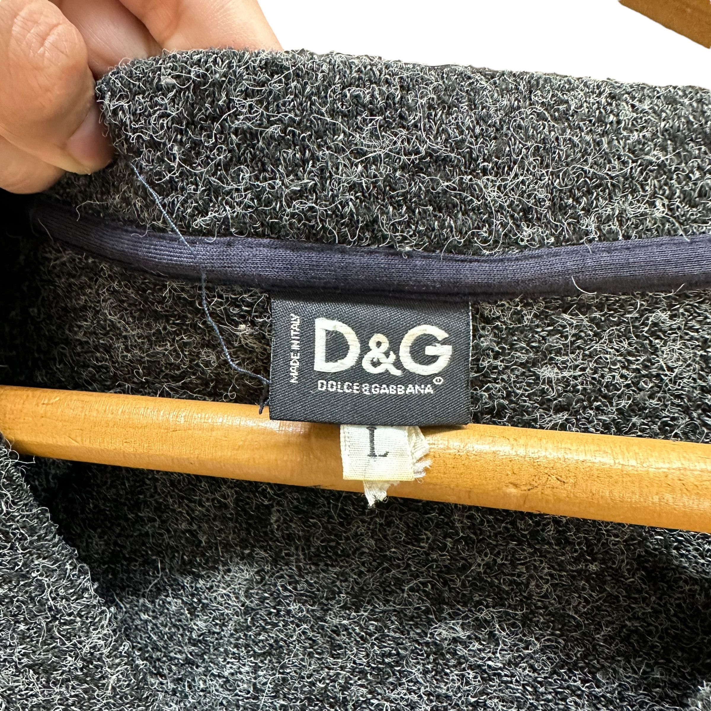Dolce & Gabbana DOLCE & GABBANA SAILING MASTER V NECK SWEATER #A55-1256 Size US L / EU 52-54 / 3 - 10 Thumbnail
