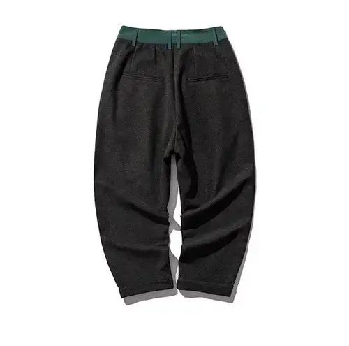Other 20AW Indigo Union Japan Green Patchwork Straight Leg Pants Size US 33 - 2 Thumbnail