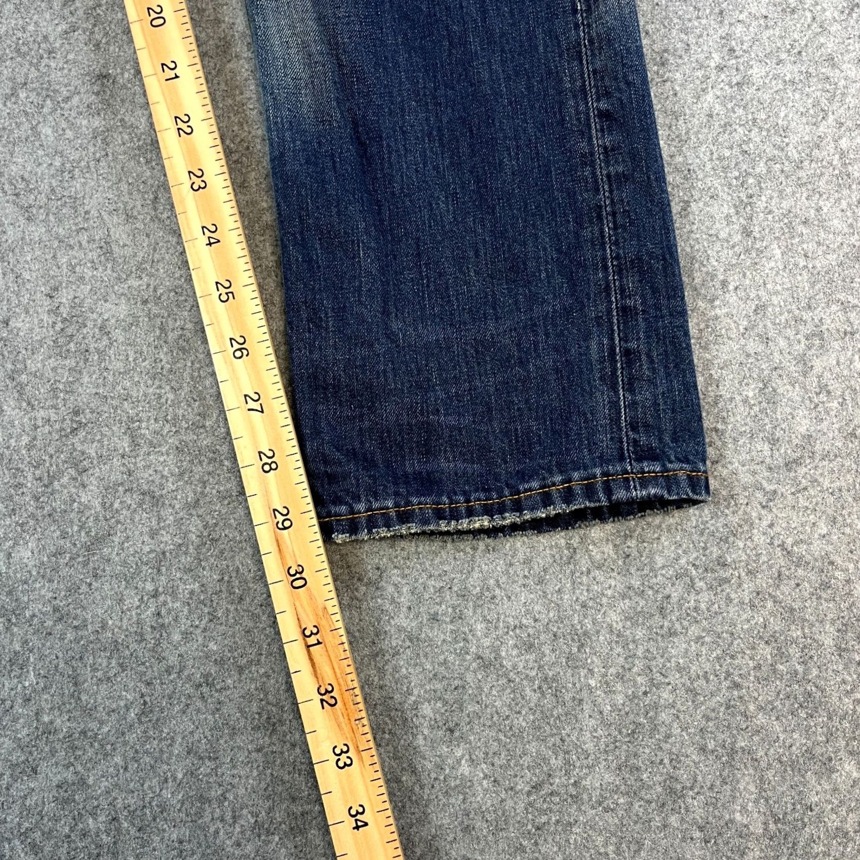 G-Star G Star Jeans Slim Tapered 29 32 Dark Wash Blue Stretch Whiskers Fades Jeans Mens Slim 29 Blue 5-Pocket Denim Cotton G-Star 3301 Fashion Vintage: No Size US 29 - 4 Thumbnail
