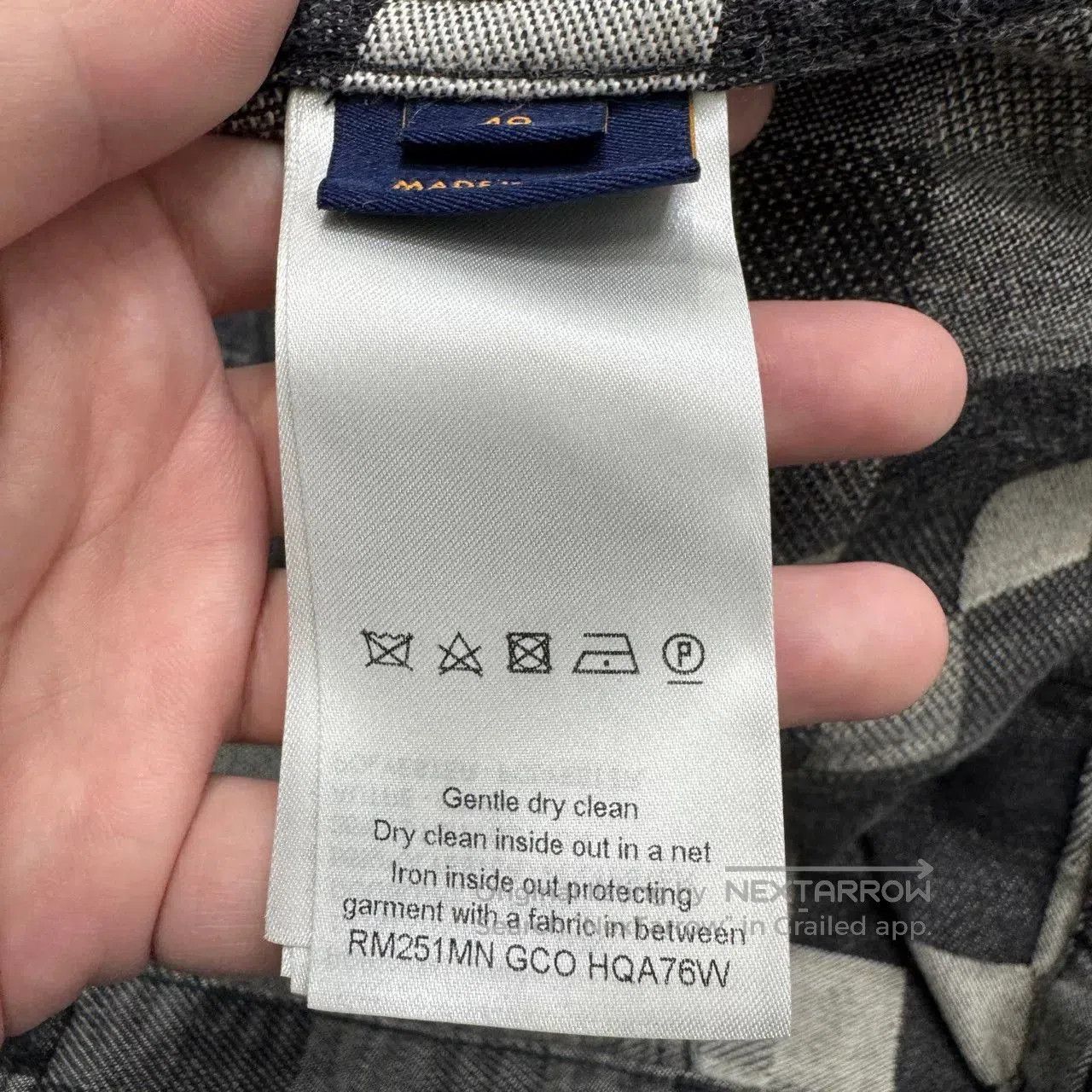 Louis Vuitton louis vuitton gray checkered denim jacket. Size US L / EU 52-54 / 3 - 4 Thumbnail