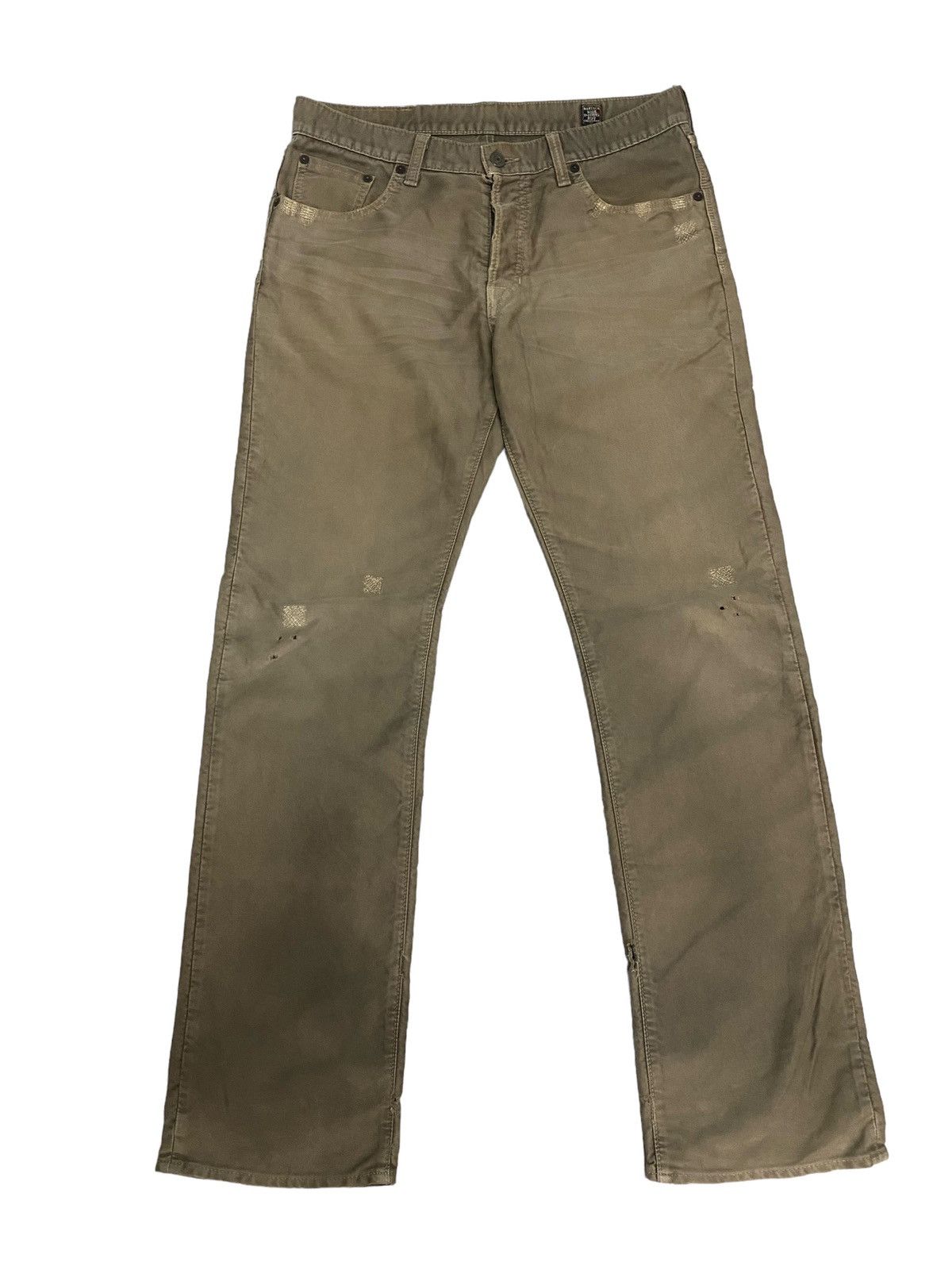 Japanese Brand × Vintage Vintage Bartack Japanese Distress Pants Size US 32 / EU 48 - 2 Thumbnail