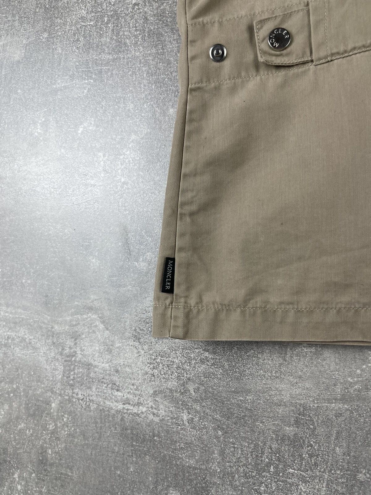 Moncler Moncler Vintage 00s Utility Field Vest Beige Size 4 Size US L / EU 52-54 / 3 - 6 Thumbnail