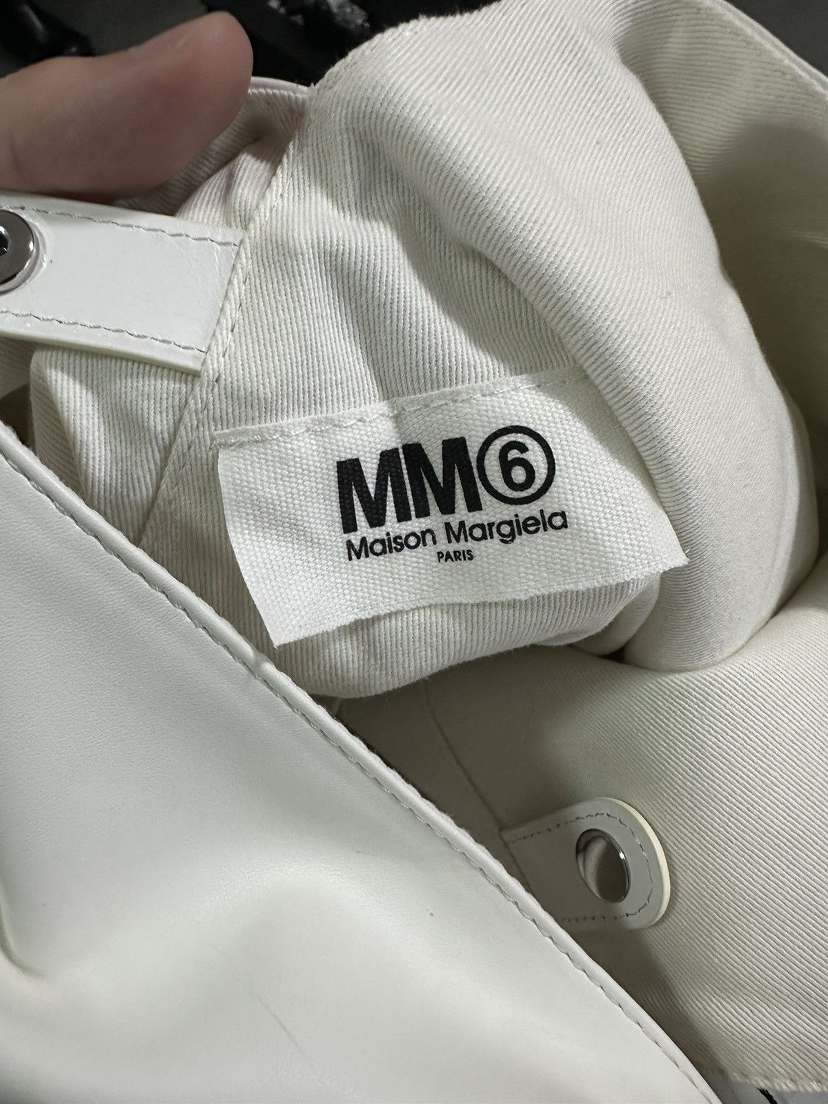 MM6 MM6 MAISON MARGIELA DISTORTED CHECK PRINT JAPANESE BAG Size ONE SIZE - 3 Thumbnail