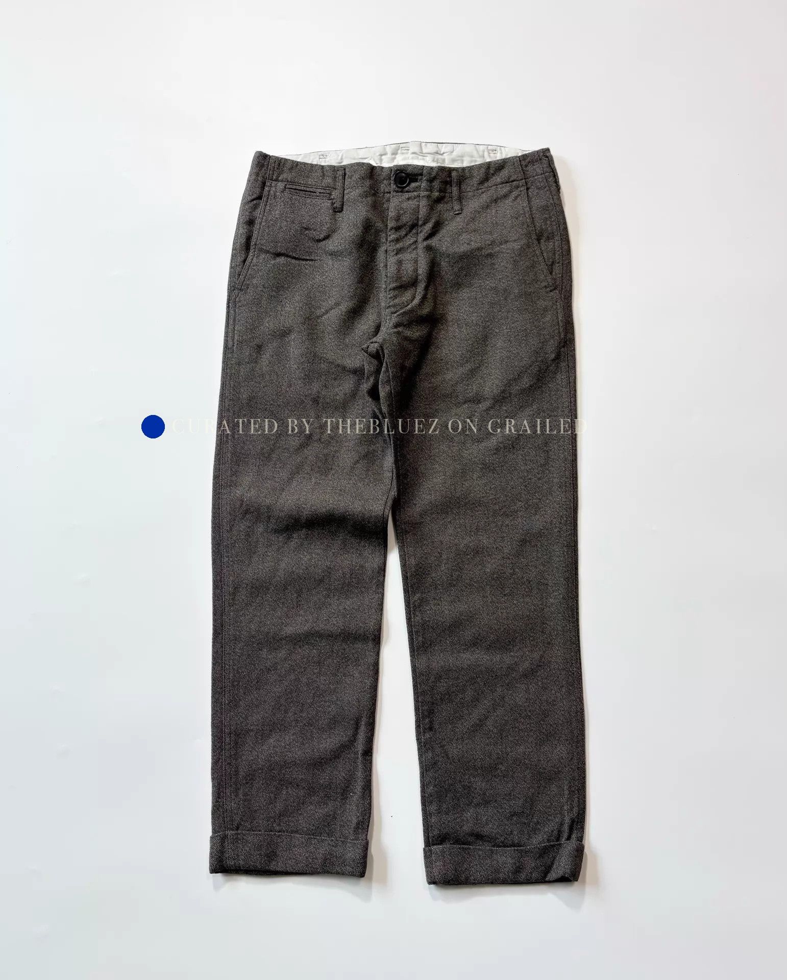 Visvim Wool Blend Cropped Pants in Brown Size US 34 / EU 50 - 1 Thumbnail