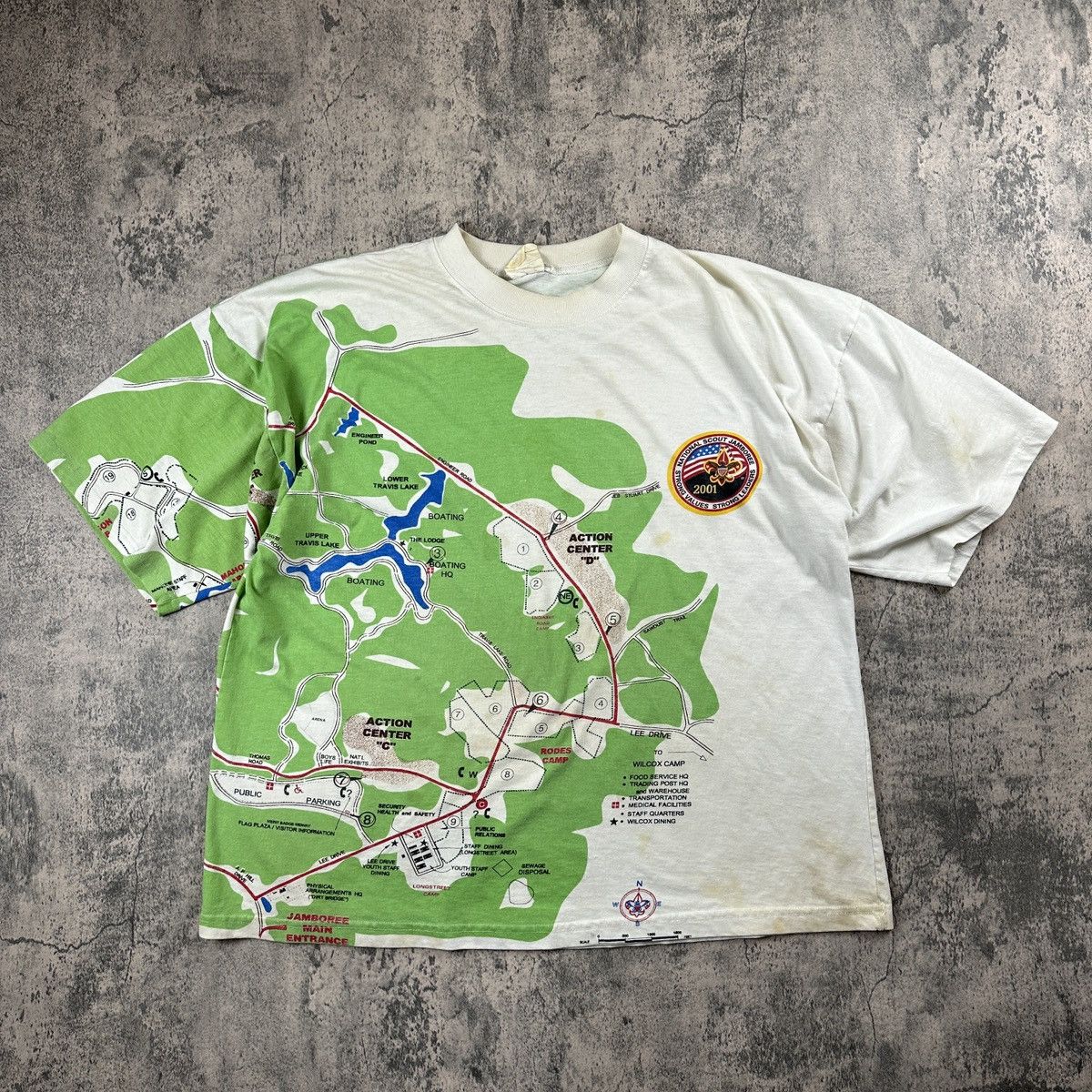 Vintage Vintage 2001 National Scout Jamboree Boy Scouts AOP T Shirt Size US L / EU 52-54 / 3 - 1 Thumbnail