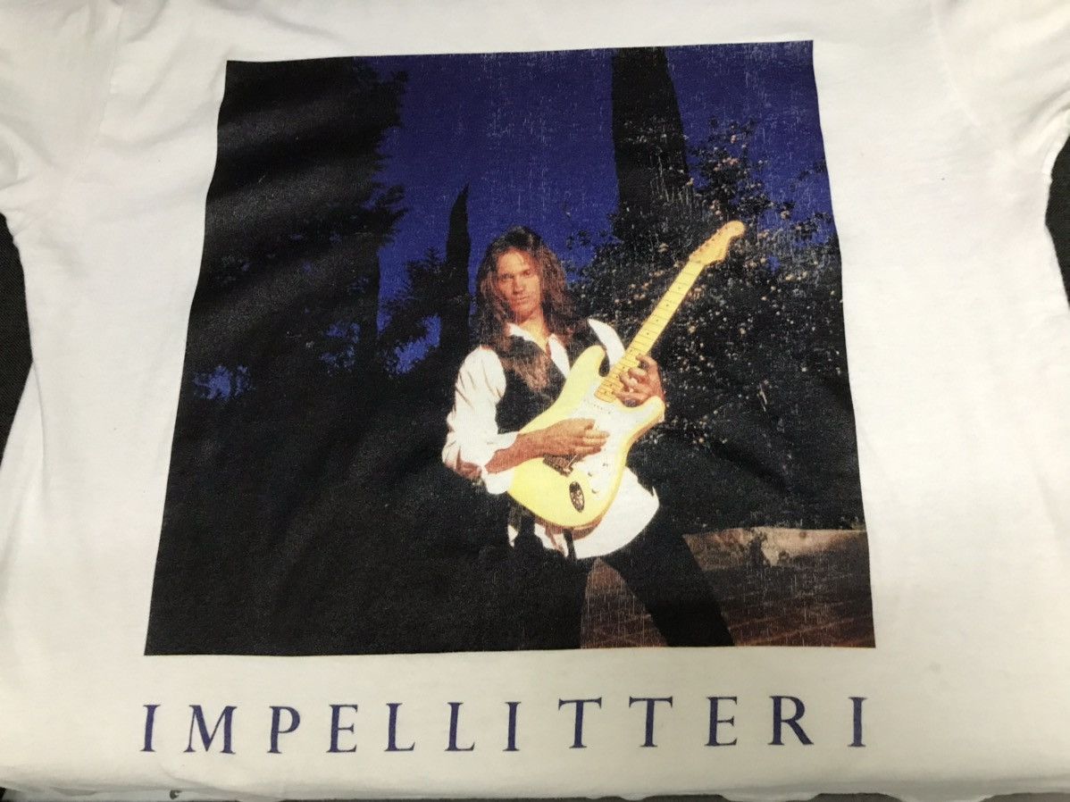 Band Tees × Vintage Vintage 1995 IMPELLITTERI Tour Japan Tshirt Size US L / EU 52-54 / 3 - 5 Thumbnail