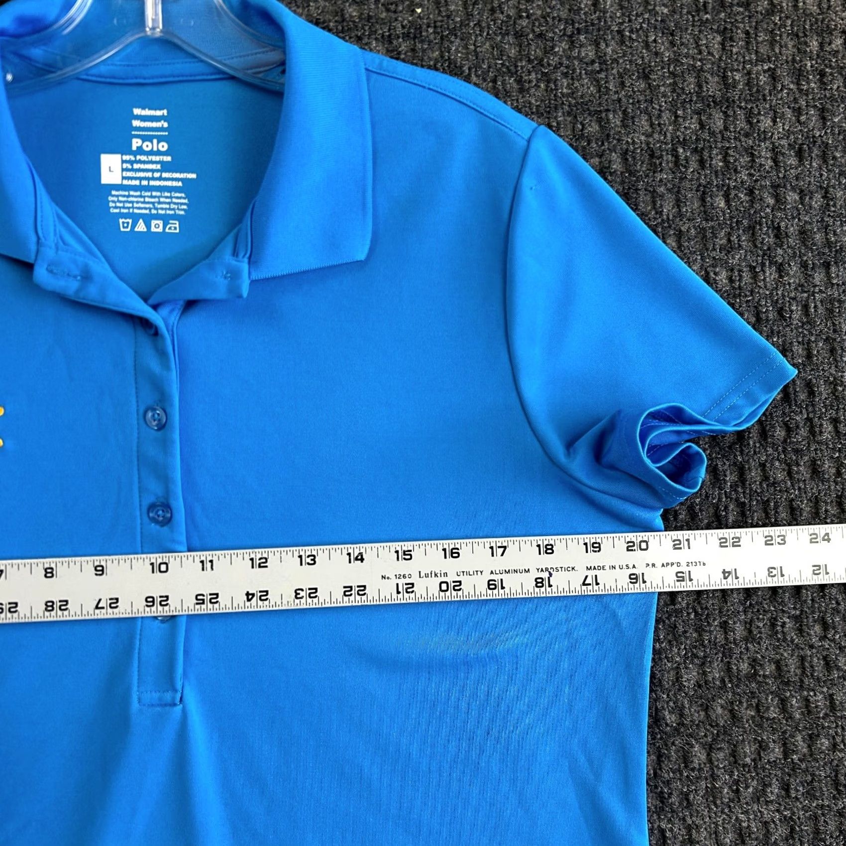 Walmart Walmart Polo Shirt Womens Blue L Short Sleeve Store Worker Uniform FAST SHIP Size L / US 10 / IT 46 - 4 Thumbnail