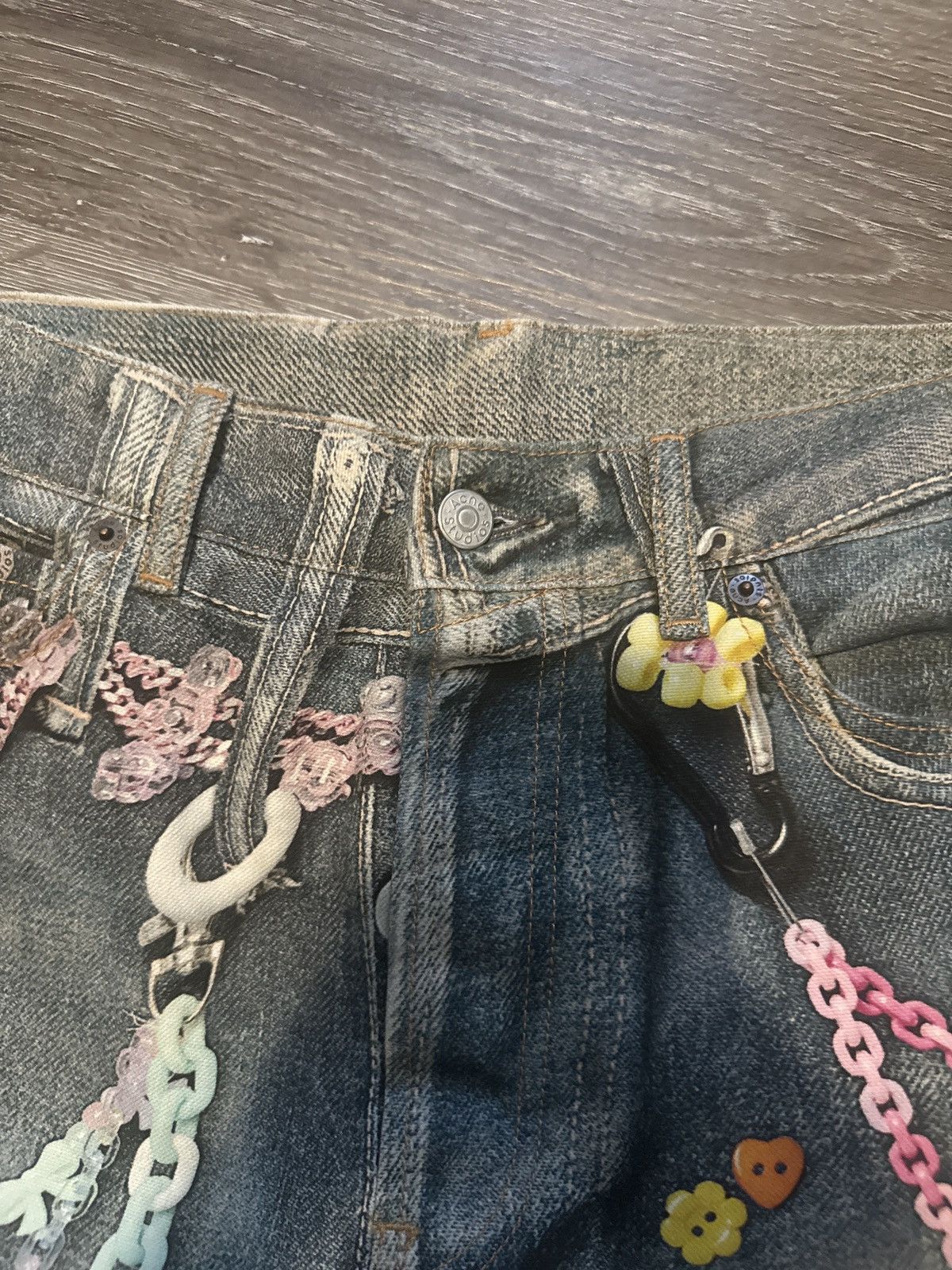 Acne Studios Acne studios candy chain 3d print wide Size US 32 / EU 48 - 4 Thumbnail