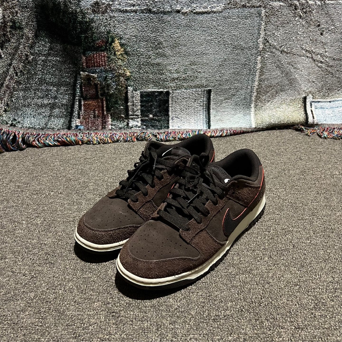 Nike Dunk Low Premium Baroque Brown and Team Orange 295
