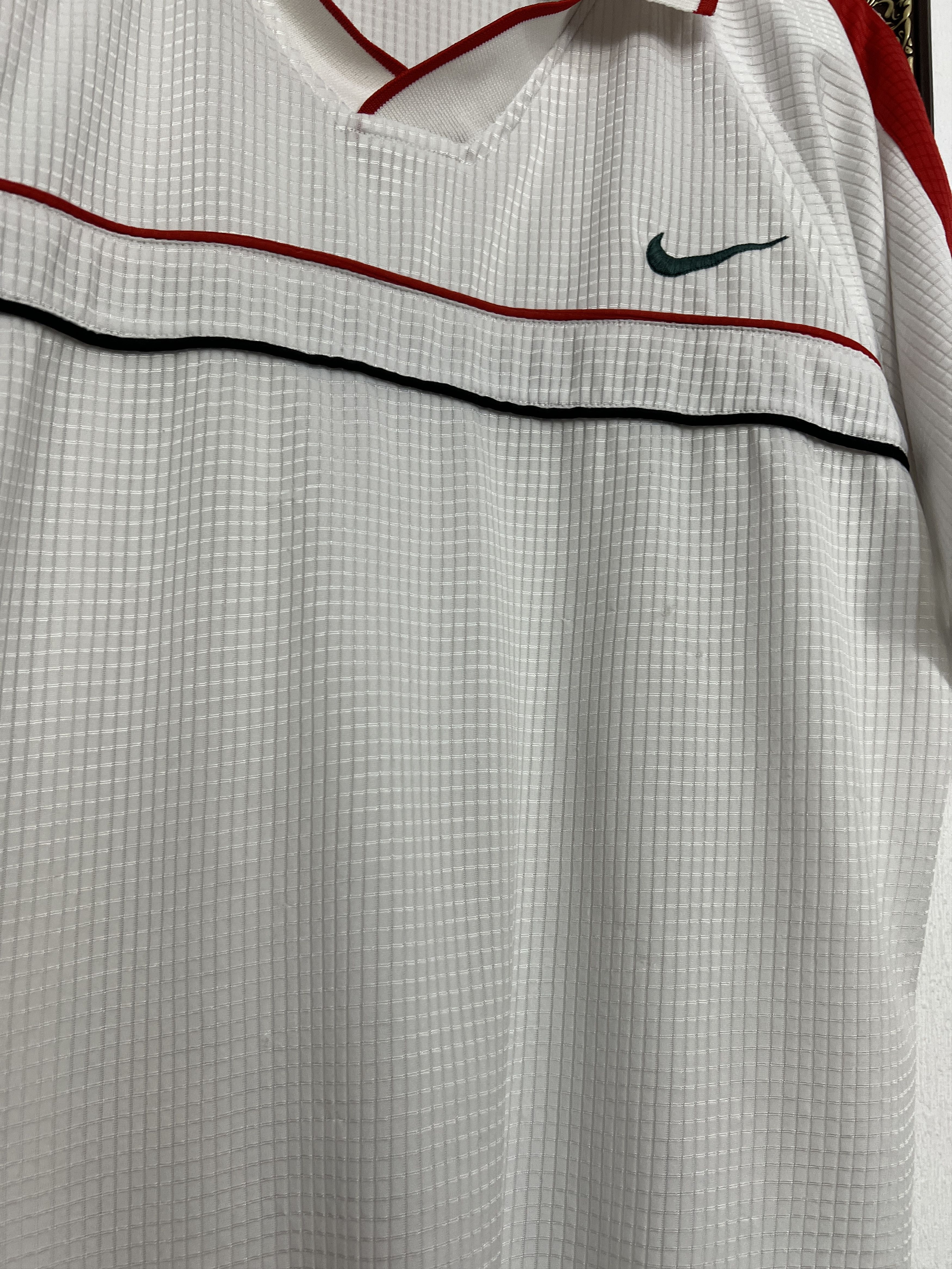 Nike Vintage 2000's Andre Agassi Tennis Polo Shirt Trikot Jersey Size US XL / EU 56 / 4 - 6 Thumbnail