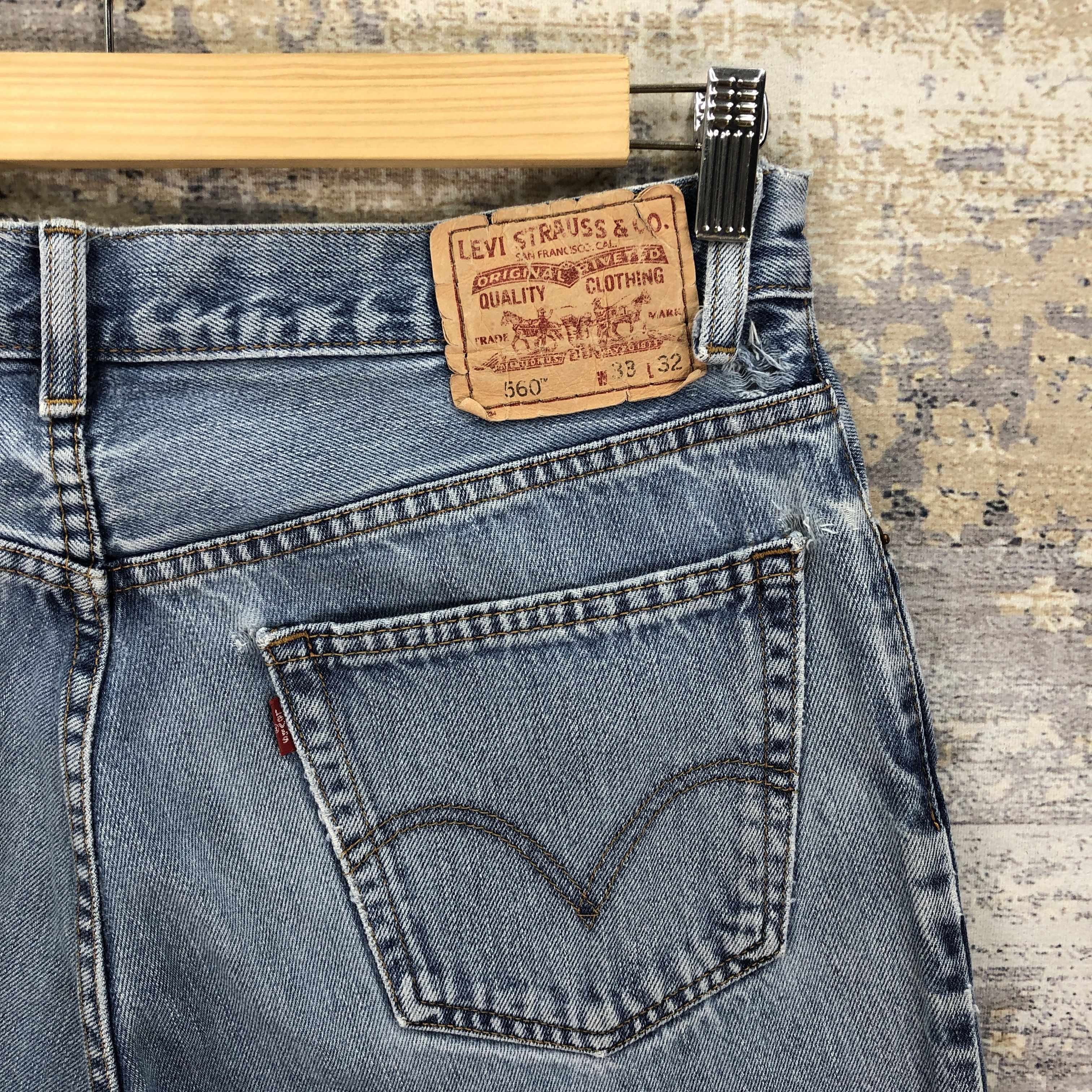 Levi's × Vintage Vintage Y2K Levis Light Wash Jeans Levi's Faded Denim Size US 30 / EU 46 - 5 Thumbnail