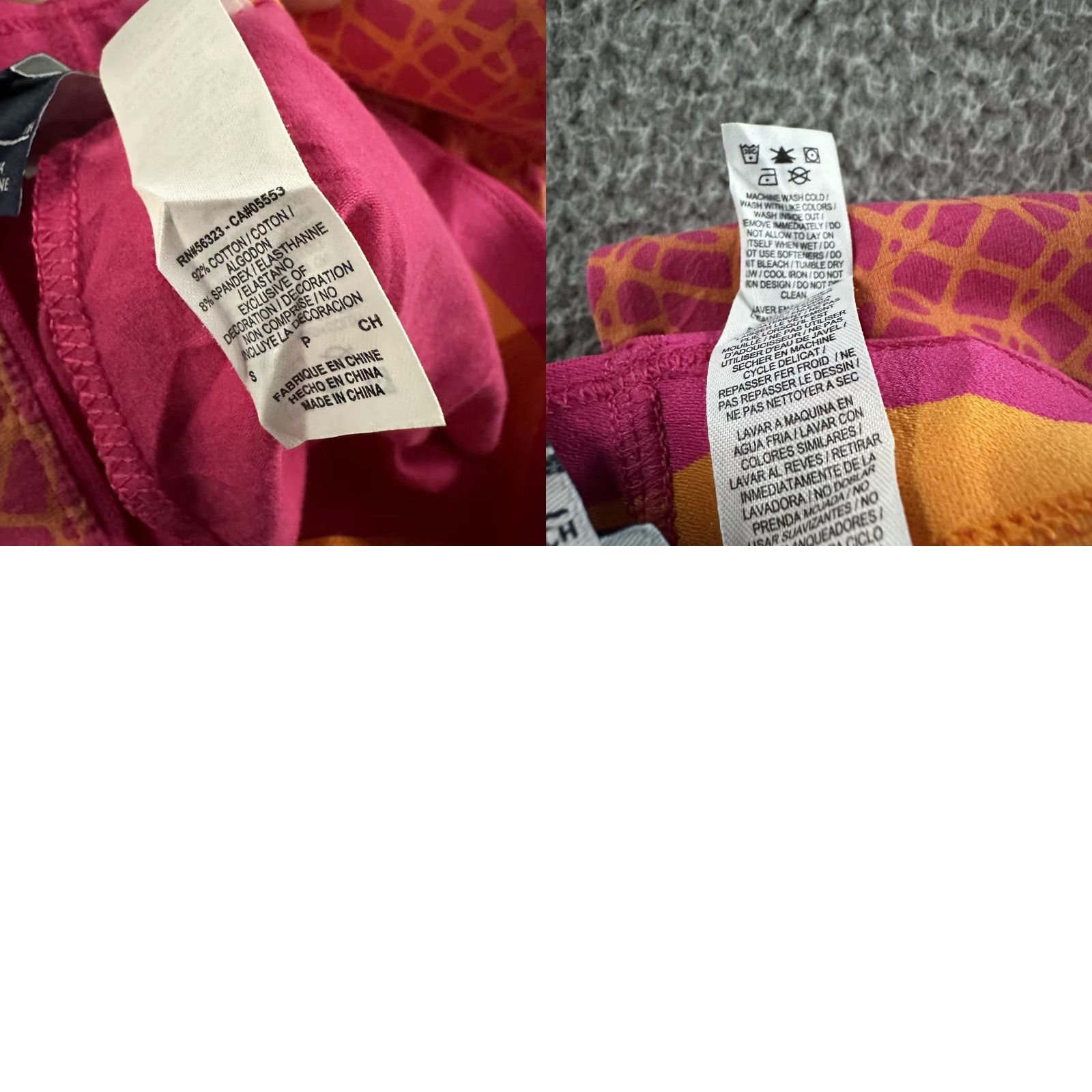 Nike Nike Womens Leggings Pink Size Small Pull On Cropped Stretch Cotton Blend Size 28" / US 6 / IT 42 - 10 Thumbnail