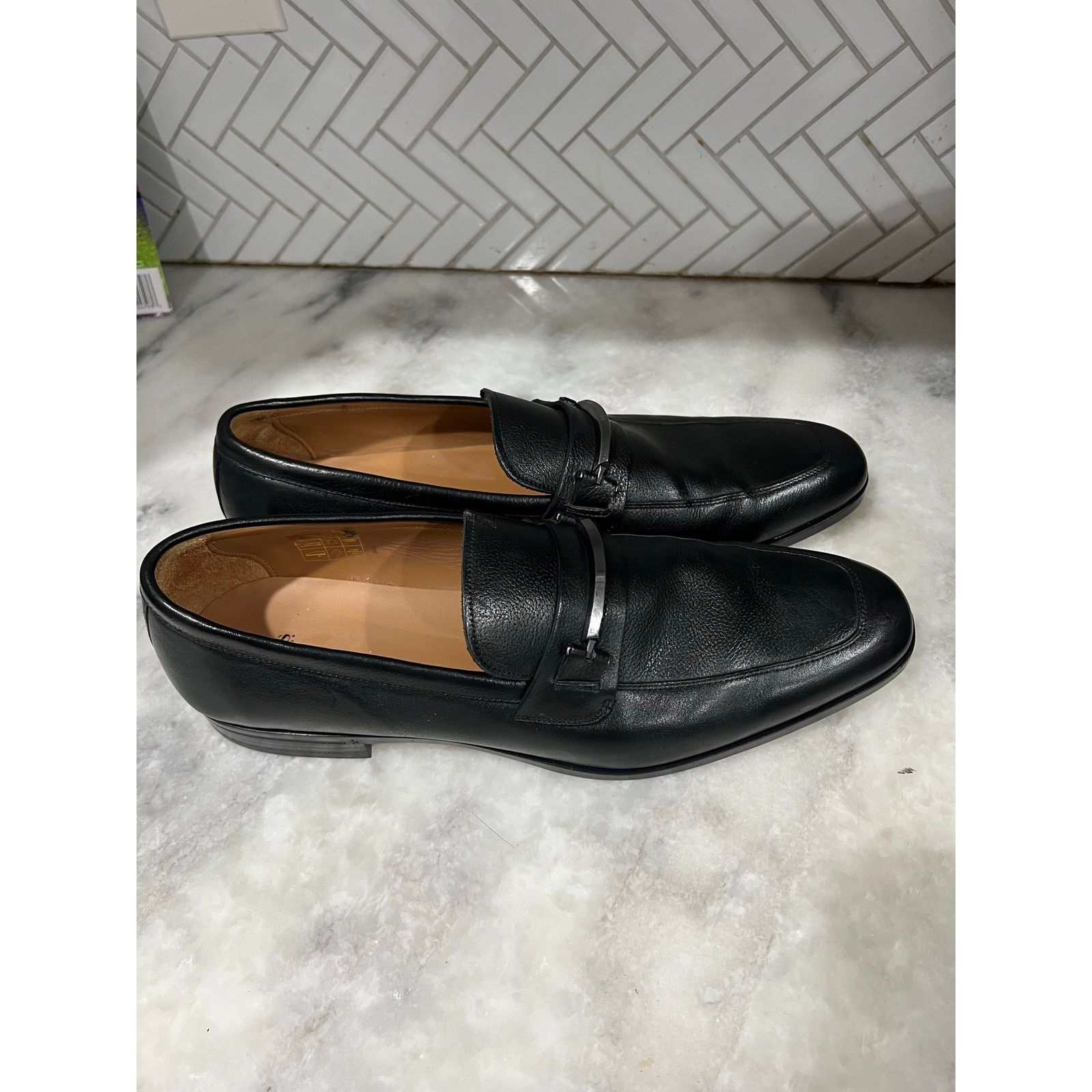 Hugo Boss Hugo Boss Brown Leather Horse Bit Loafers Men’s Size 11 Size US 11 / EU 44 - 1 Thumbnail