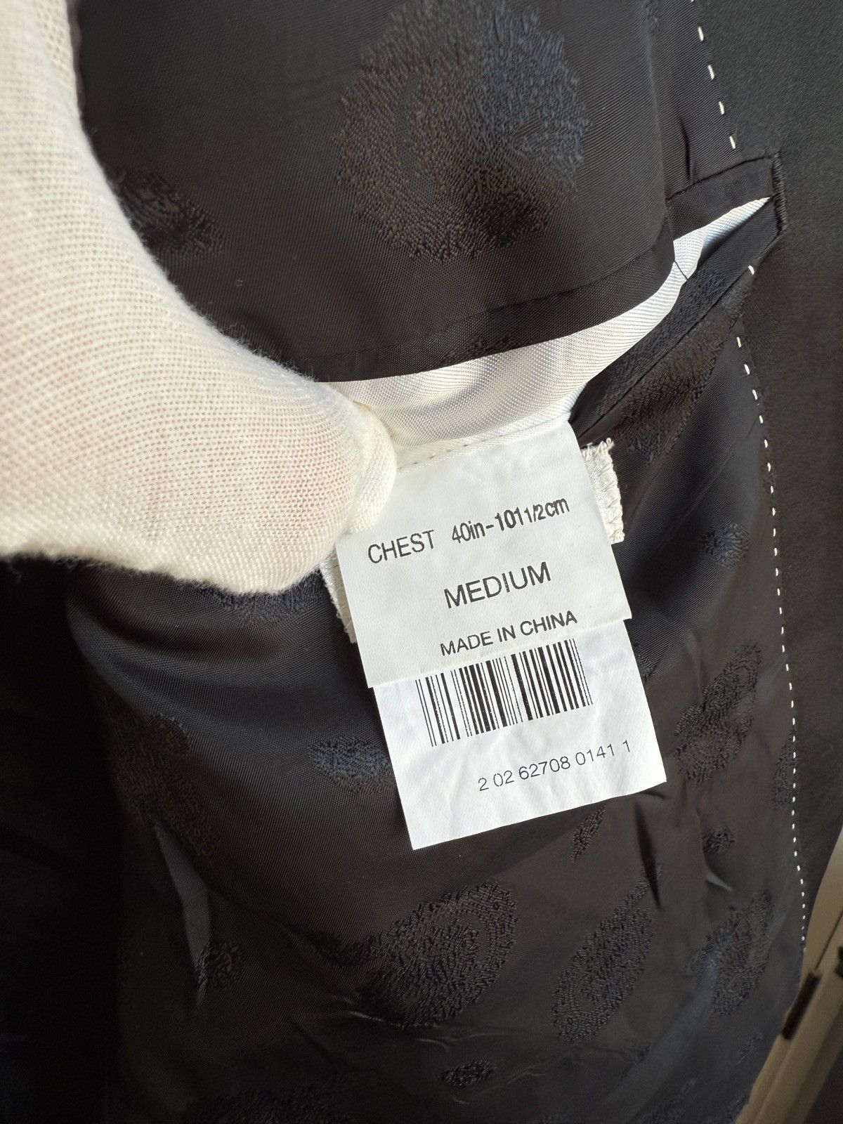Balmain PIERRE BALMAIN Mens Blazer Jacket Black Size M Chest 40 in Size 40R - 14 Thumbnail