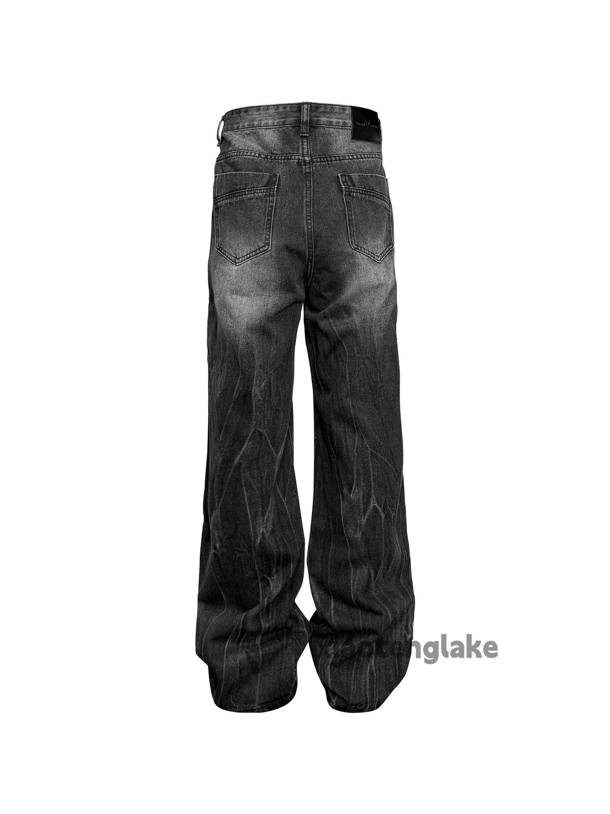 Vintage Washed faded loose baggy skate hiphop cargo jeans Size US 36 / EU 52 - 5 Thumbnail