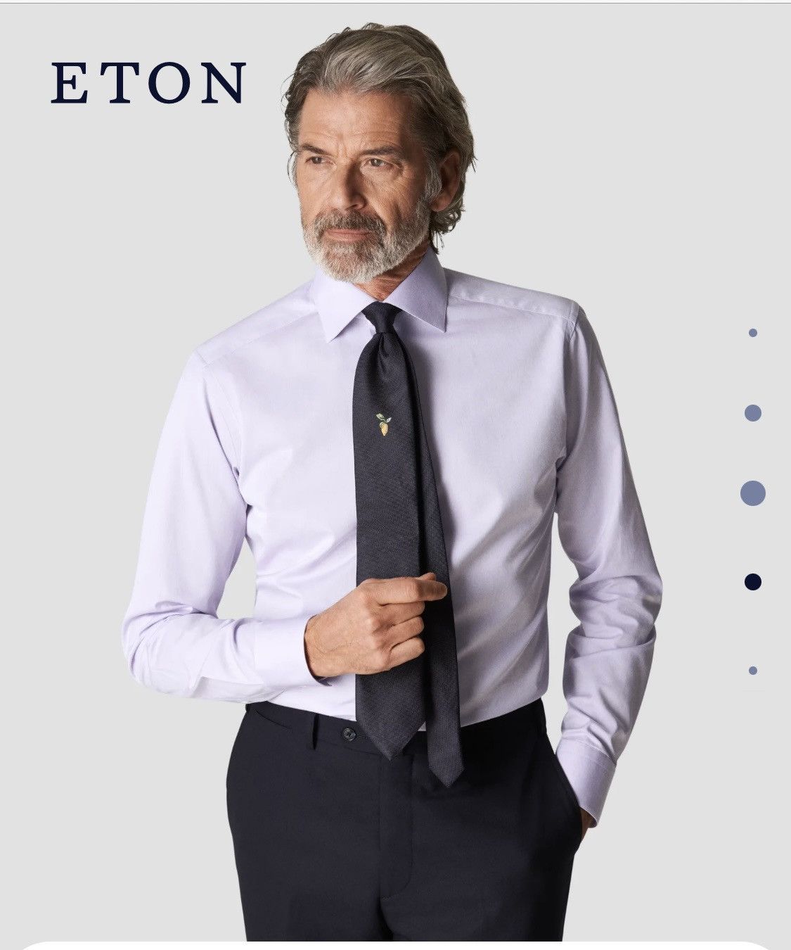 Eton Eton Light Purple Signature Twill Shirt – Made to Measure Size US L / EU 52-54 / 3 - 4 Thumbnail