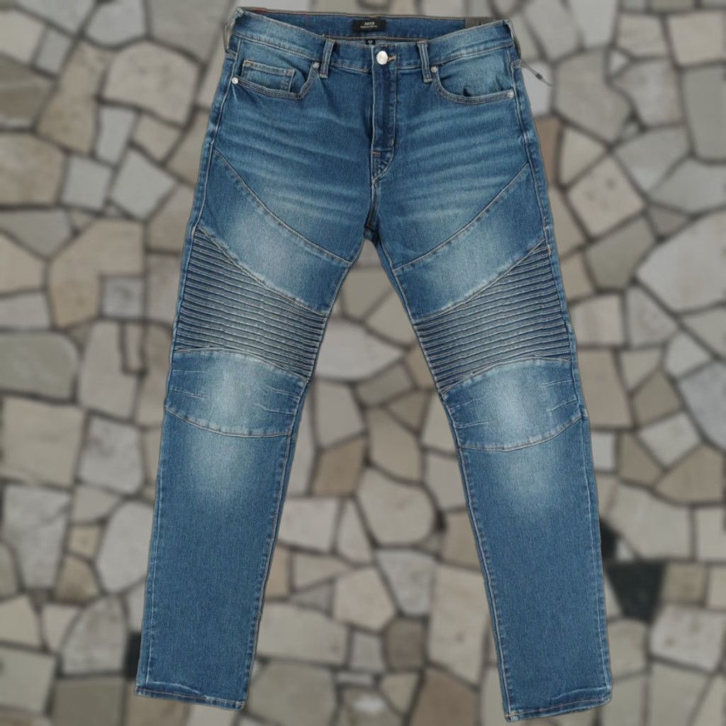 True Religion True Religion Jeans Men's 33 Blue Stretch Rocco Relaxed Skinny Denim Size US 33 - 1 Thumbnail