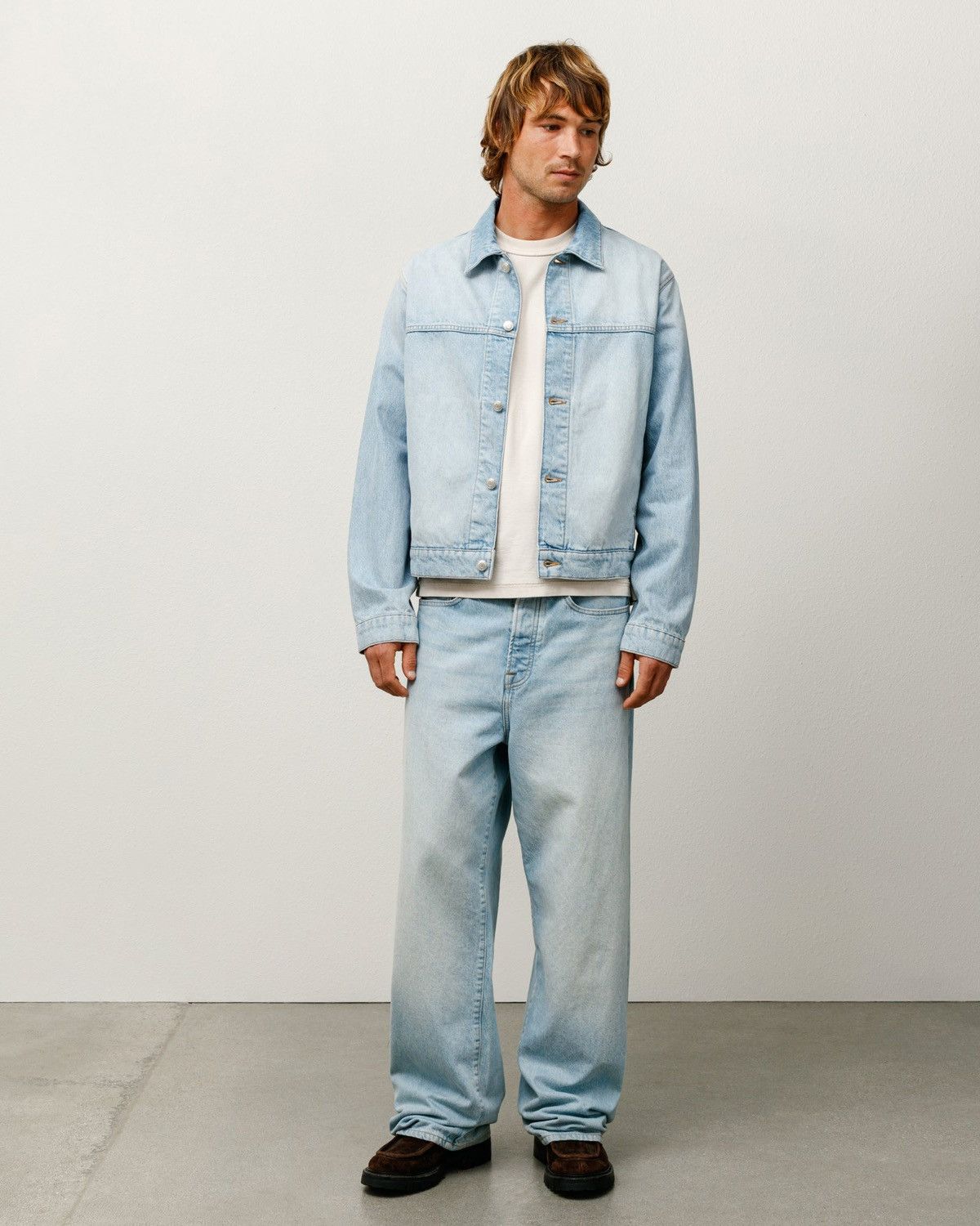Stussy Stussy Blue Denim Jacket Size US L / EU 52-54 / 3 - 1 Thumbnail