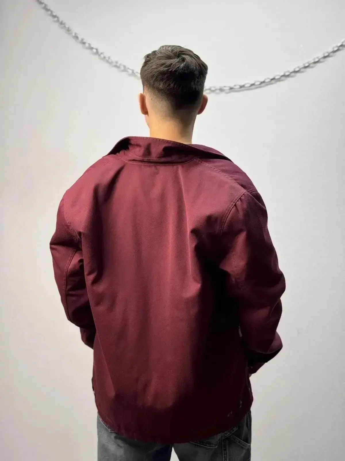 Carhartt × Carhartt Wip × Vintage Vintage Carhartt Jacket Red Arctic Vintage Work Coat Size US XL / EU 56 / 4 - 4 Thumbnail