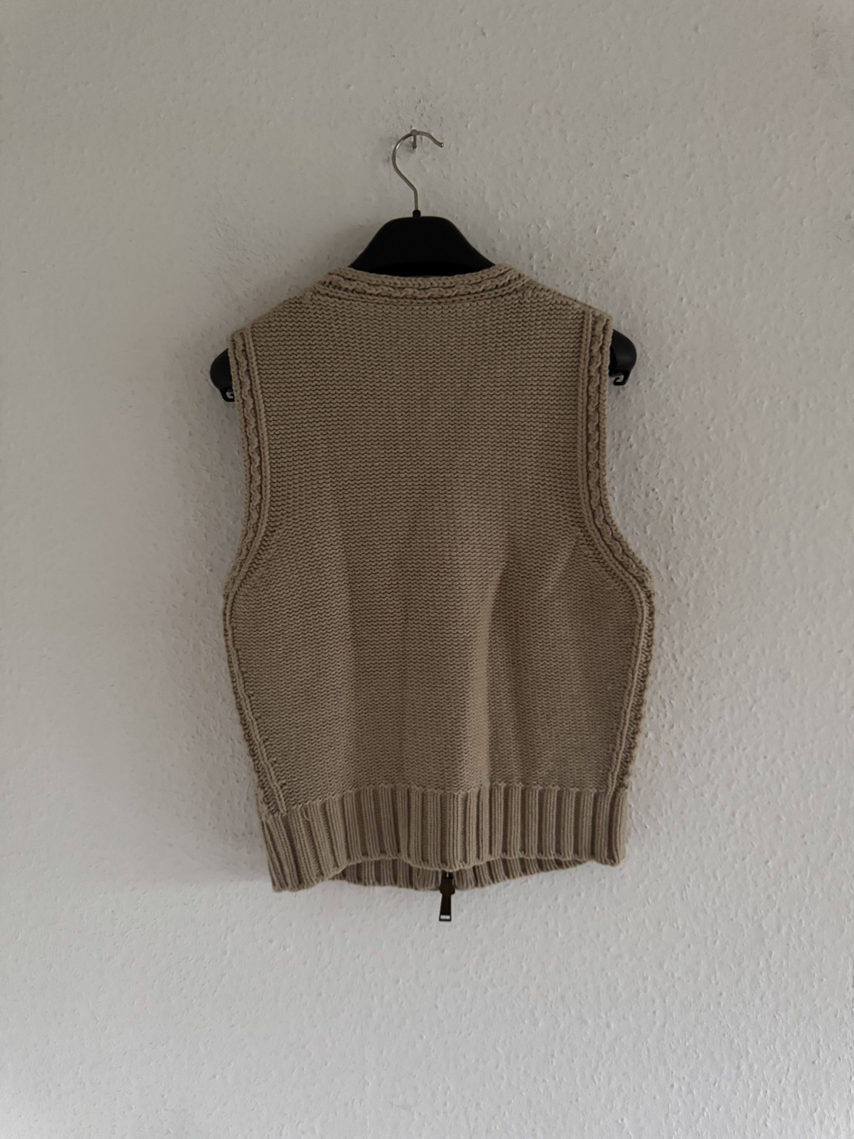 Dsquared2 FW06 Leather Toggle Knit Vest Size US M / EU 48-50 / 2 - 9 Thumbnail