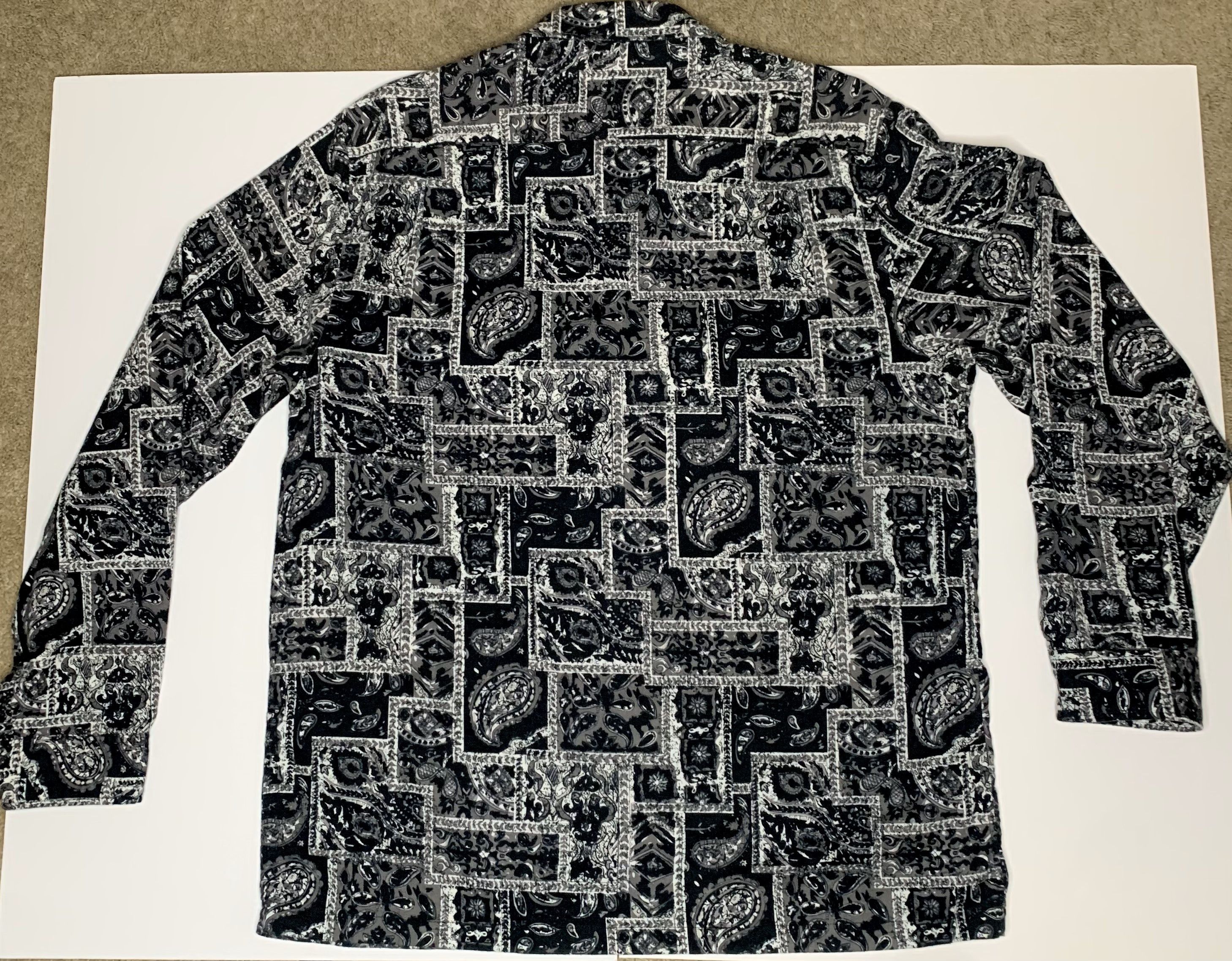 Supreme Supreme SS16 Broken Paisley Flannel Zip (XL) Size US XL / EU 56 / 4 - 10 Thumbnail