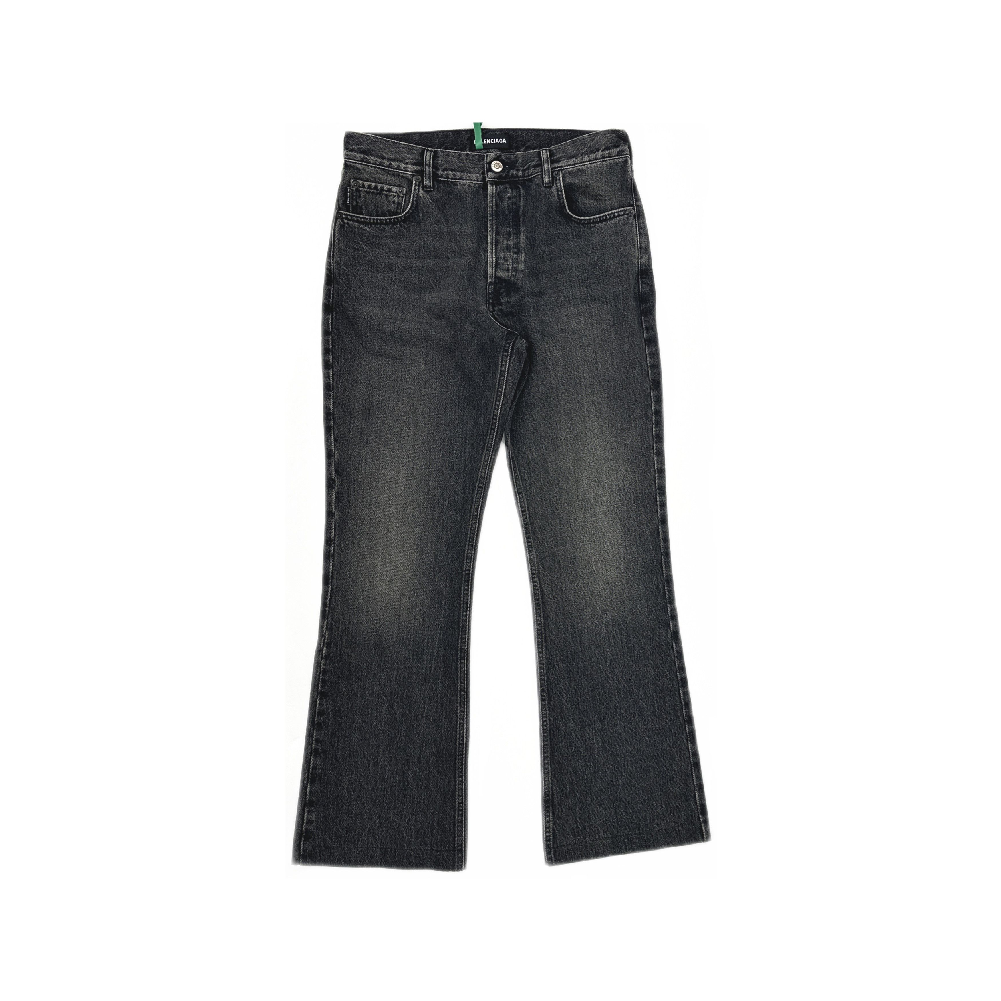 Balenciaga 2017 Balenciaga Black washed denim jeans | Grailed