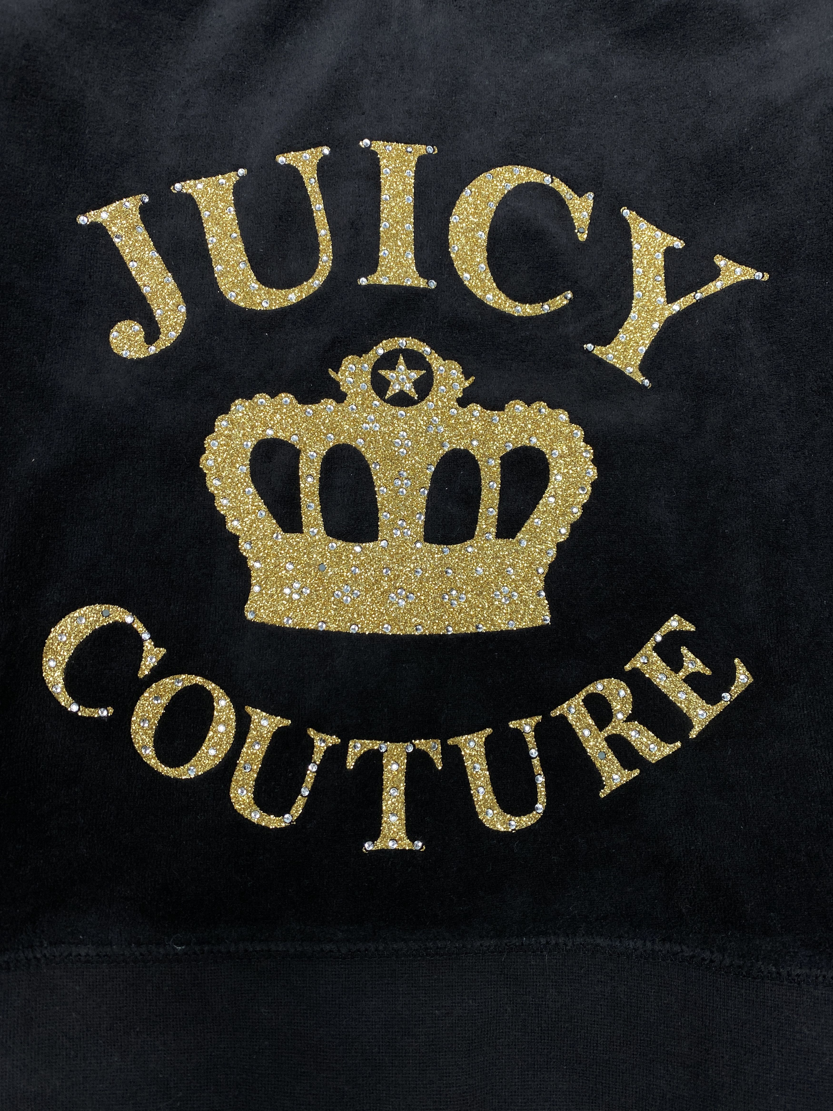 Juicy Couture × Vintage Juicy Couture Black Label Velour Hoodie track top jacket Size M / US 6-8 / IT 42-44 - 2 Thumbnail