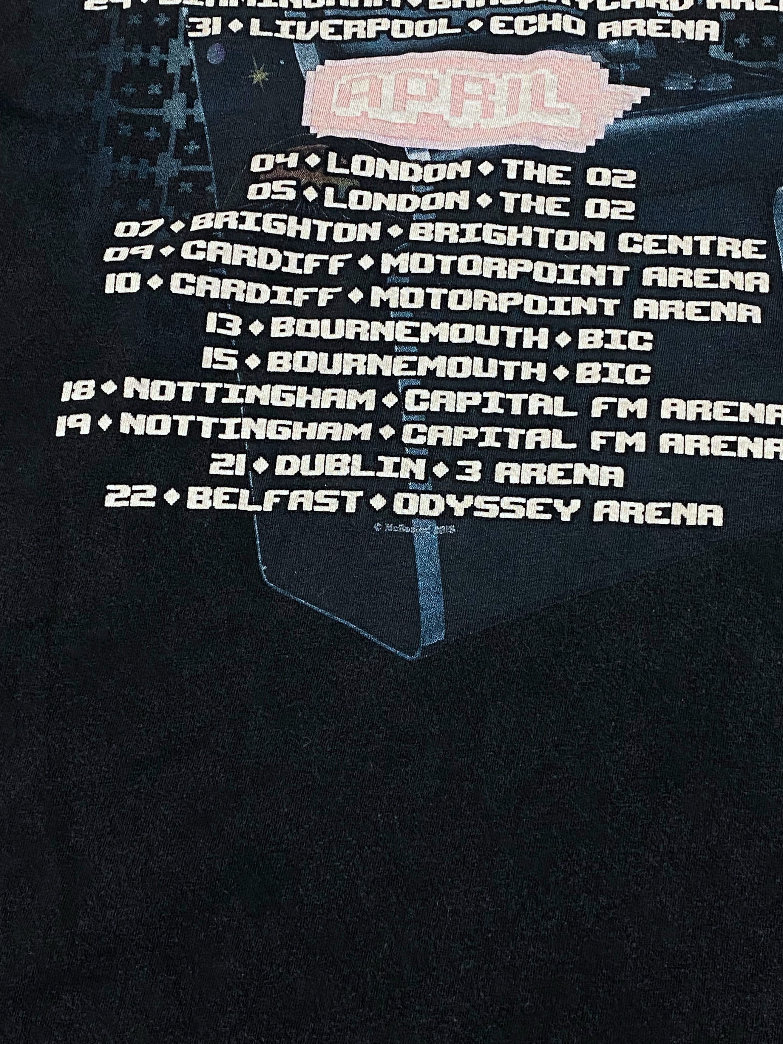 Band Tees Vintage MC BUSTED' S Most Excelent Tour Black Faded Tee M641 Size US M / EU 48-50 / 2 - 7 Thumbnail