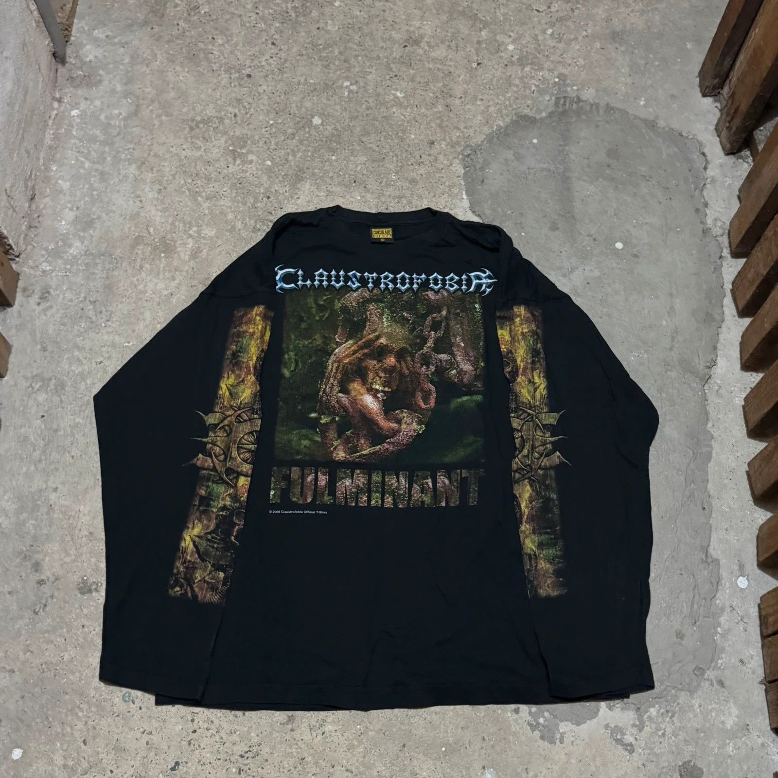 Band Tees Vintage Claustrophobia 2005 long sleeve Size US XL / EU 56 / 4 - 1 Thumbnail