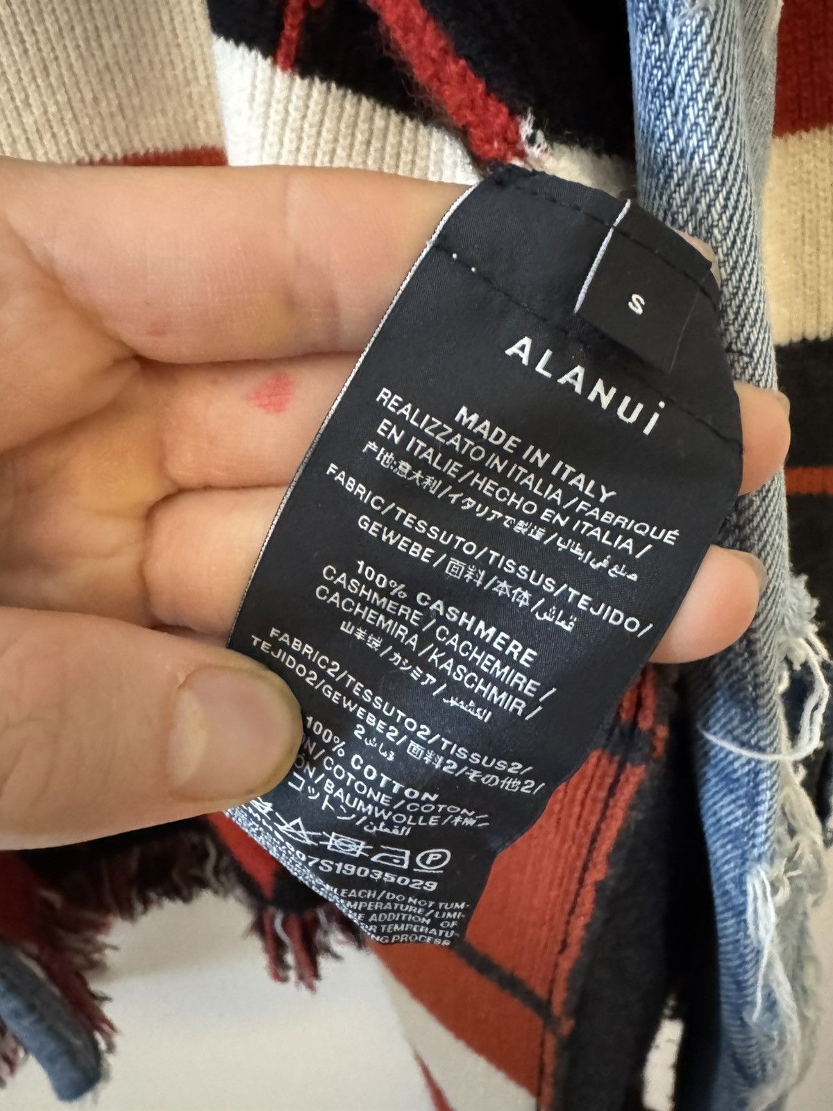 Alanui × Greg Lauren Alanui Cashmere Cardigan Size US S / EU 44-46 / 1 - 13 Thumbnail