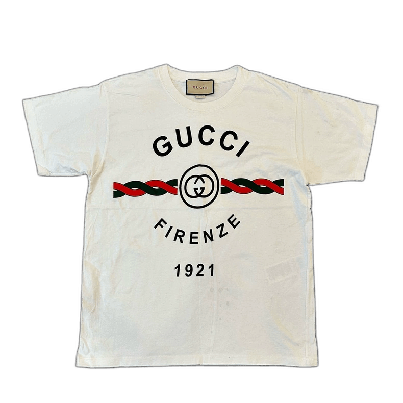 Gucci GUCCI 1921 Series Logo Short Sleeve T-shirt Size US XS / EU 42 / 0 - 1 Thumbnail