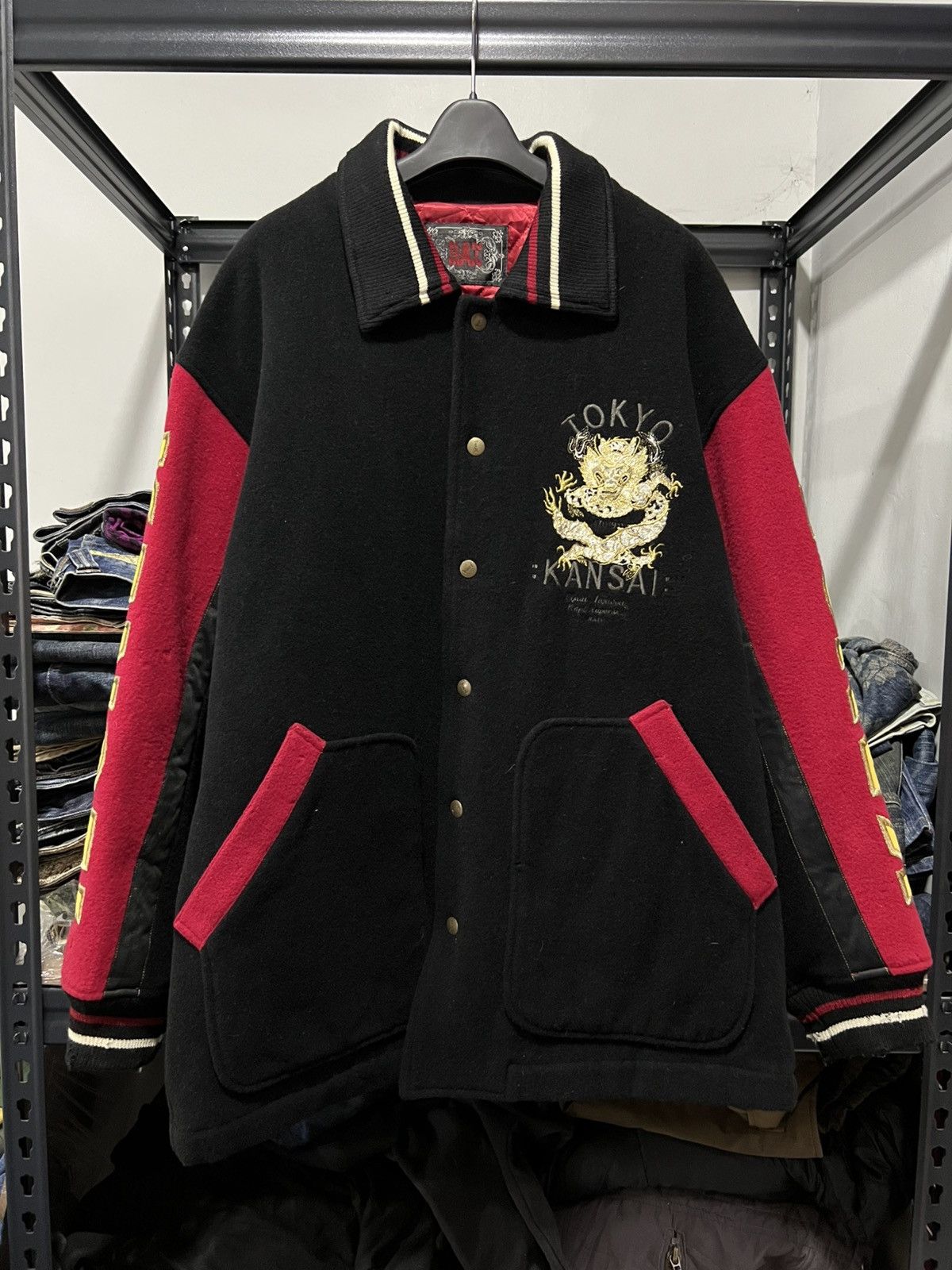 Kansai Yamamoto SUPER RARE kansai yamamoto varsity embroidered patch dragon Size US XL / EU 56 / 4 - 1 Thumbnail