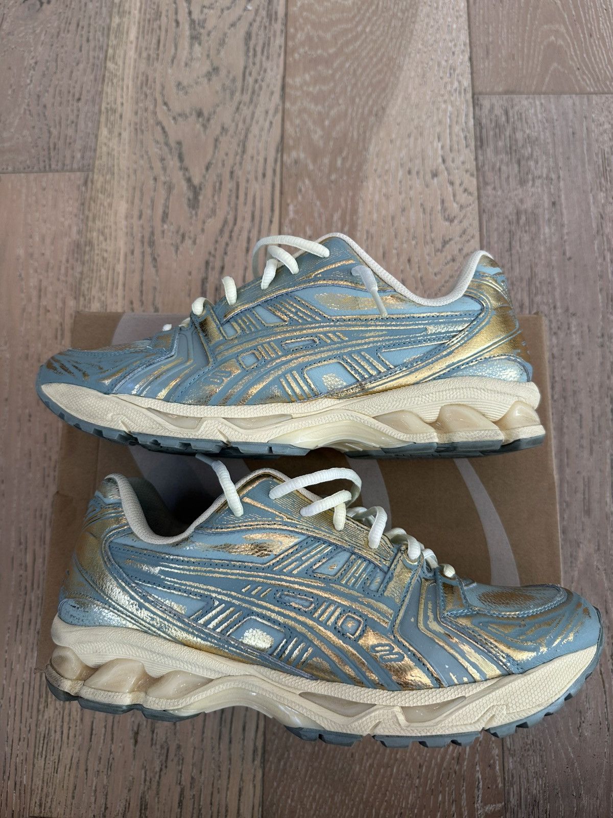 Asics ASICS Gel-Kayano 14 Pure Gold Cold Moss Size US 10 / EU 43 - 4 Thumbnail